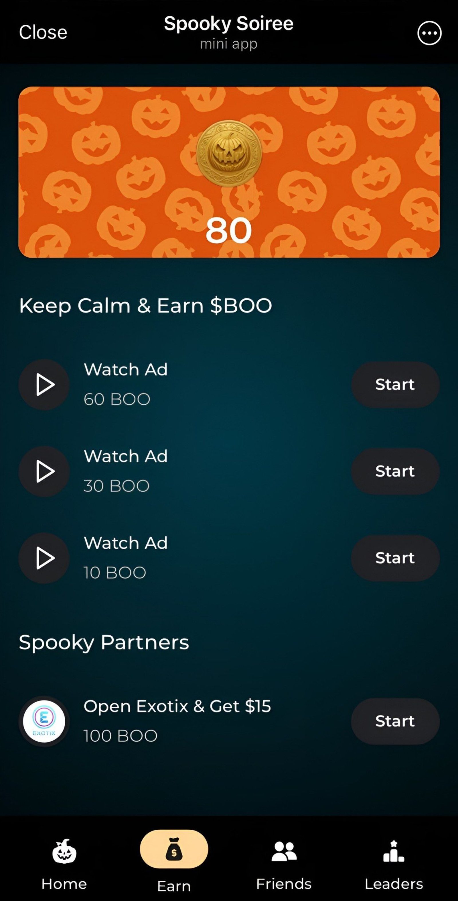 Spooky Soiree в Telegram — скриншот 2