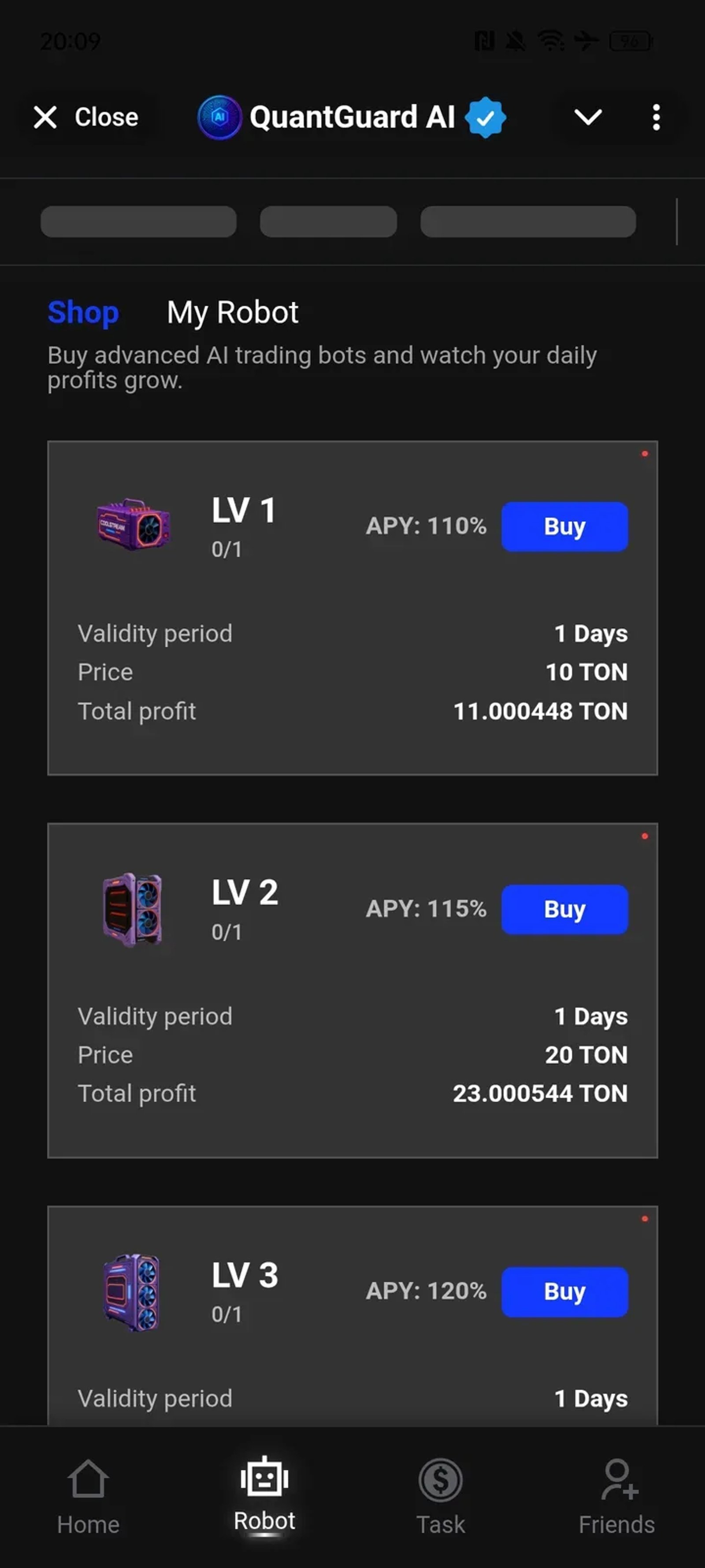 ETH Miner App Telegram Screenshot 2