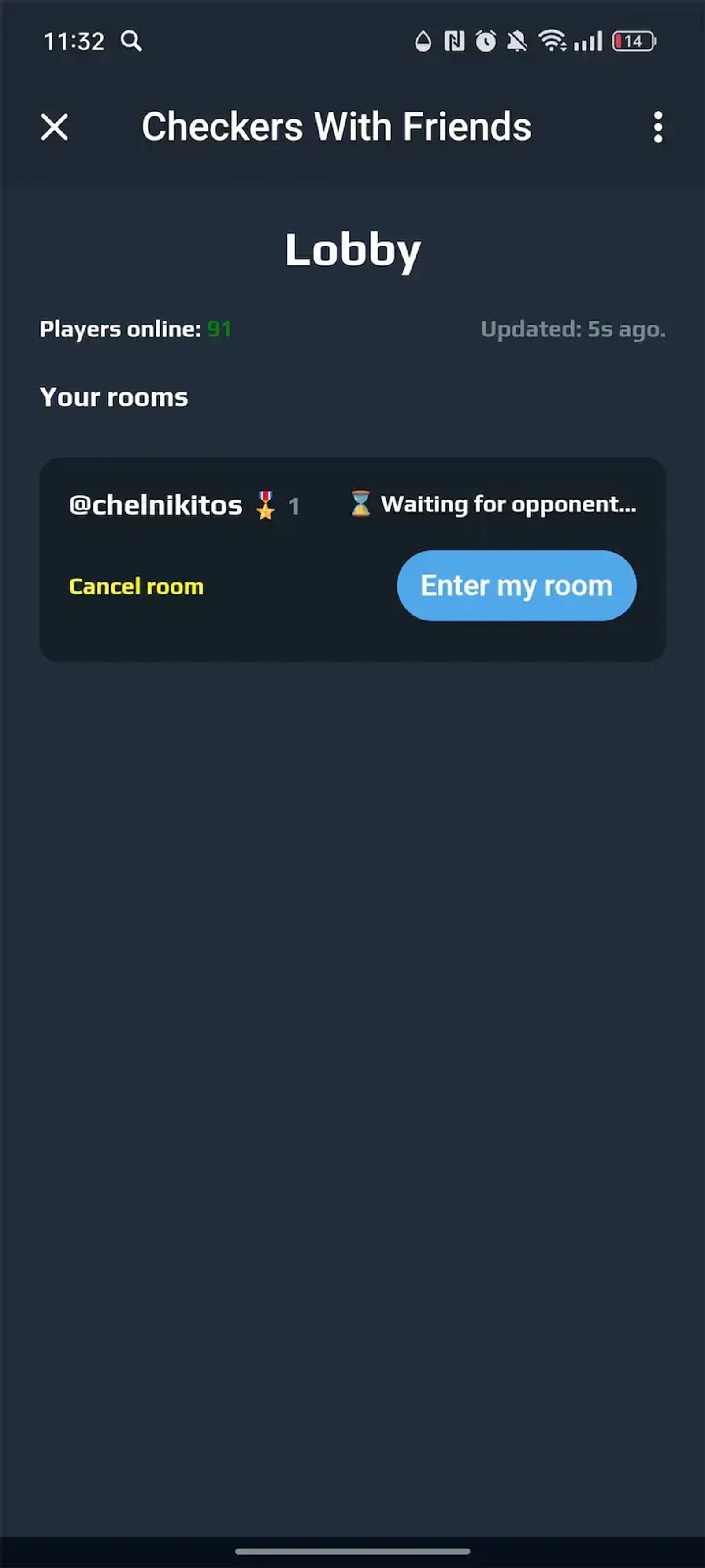 Checkers With Friends в Телеграм — скриншот 1