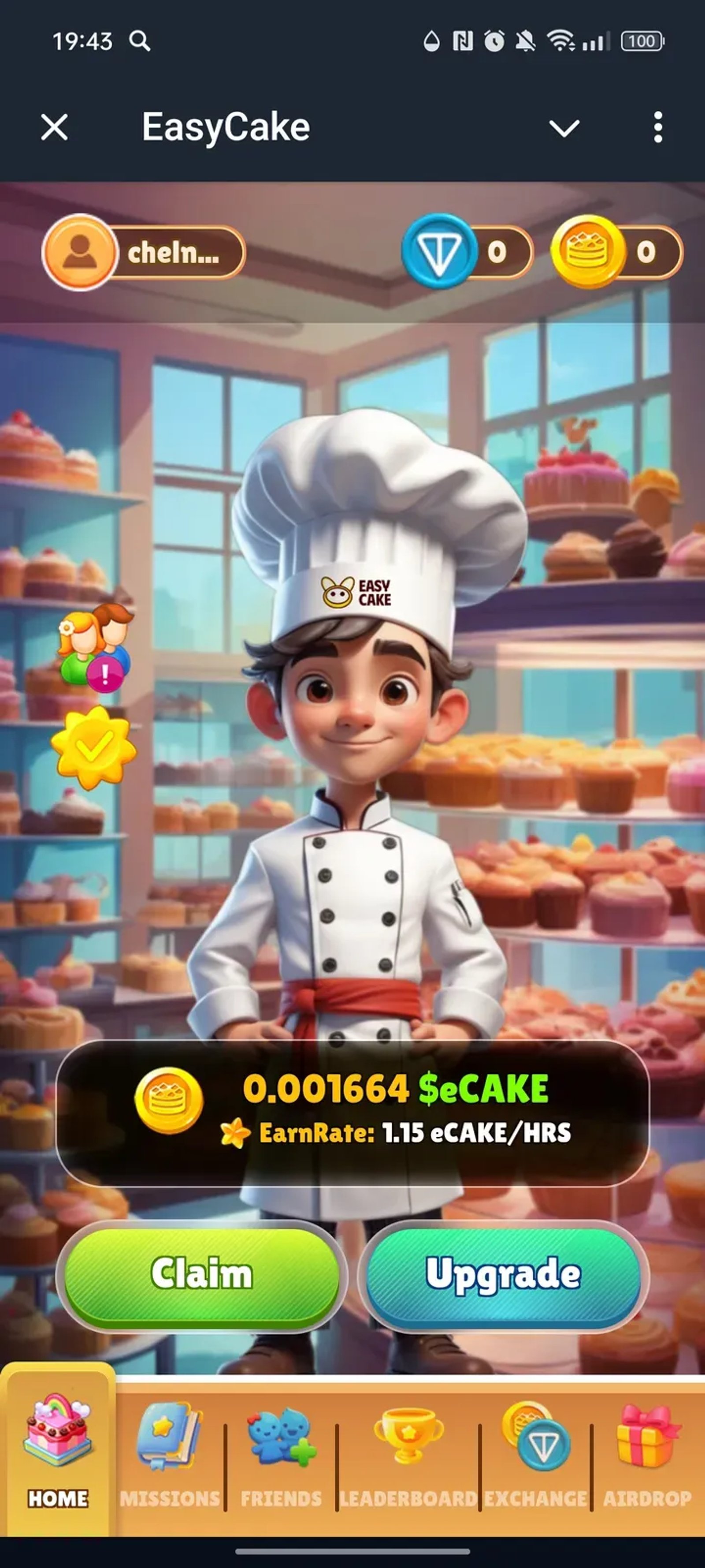 EasyCake в Телеграм — скриншот 1
