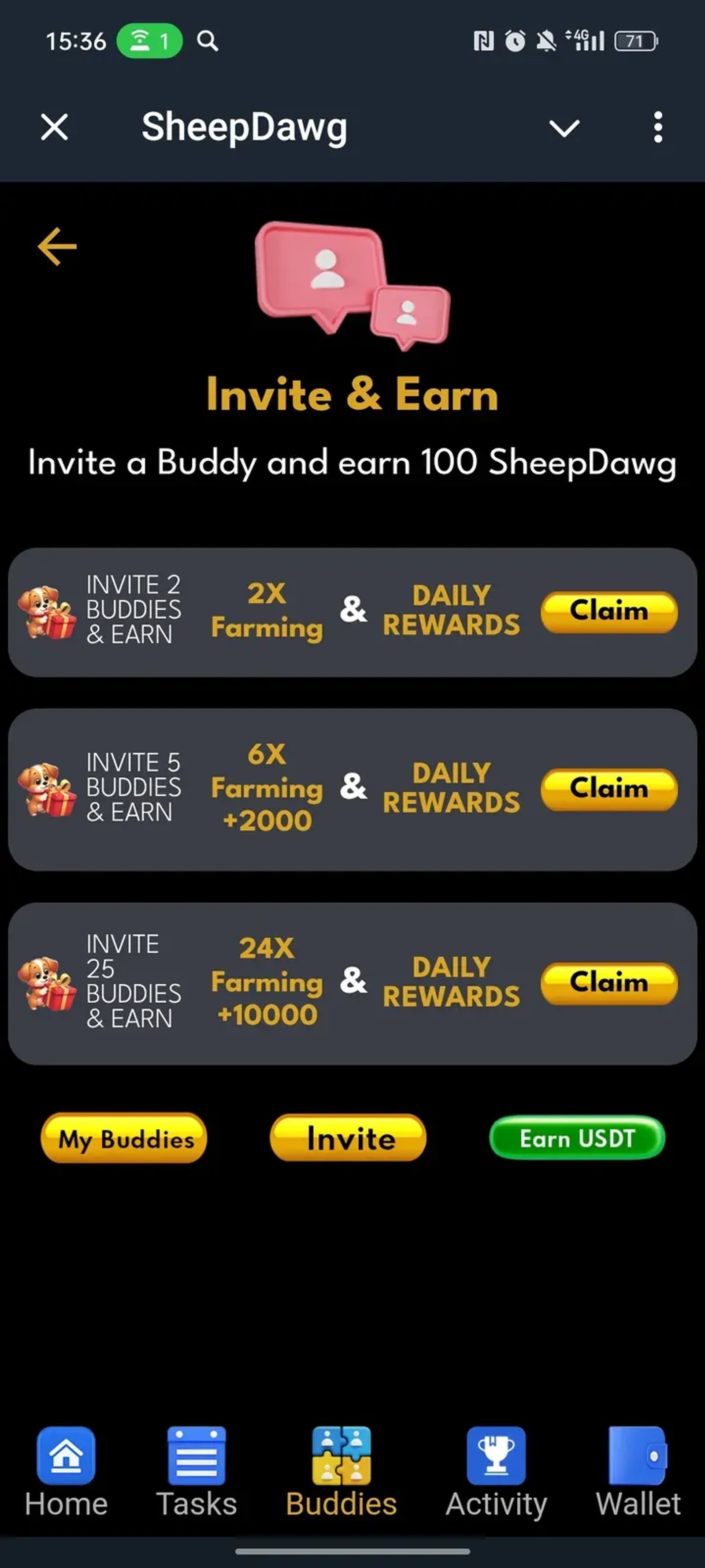 SheepDawg в Телеграм — скриншот 3