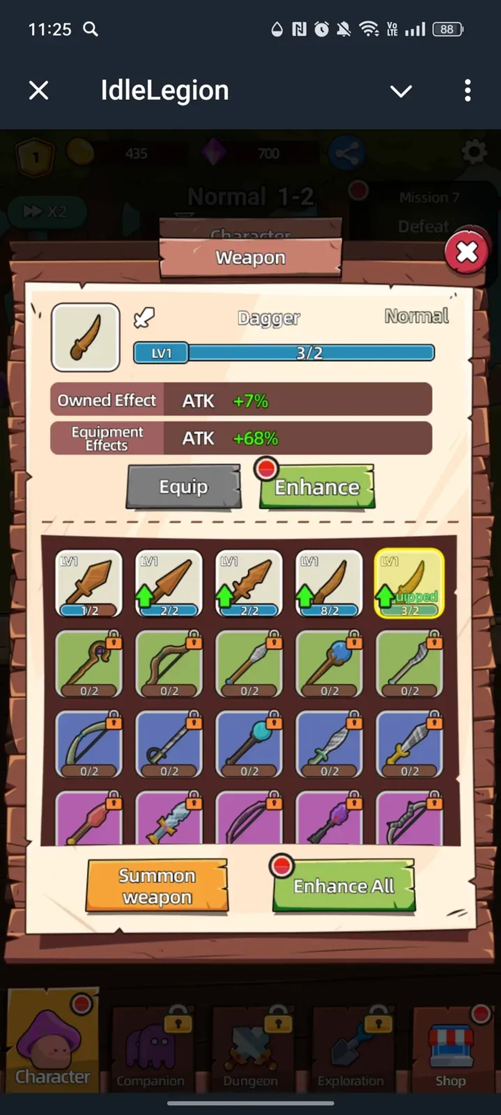 IdleLegion в Телеграм — скриншот 4