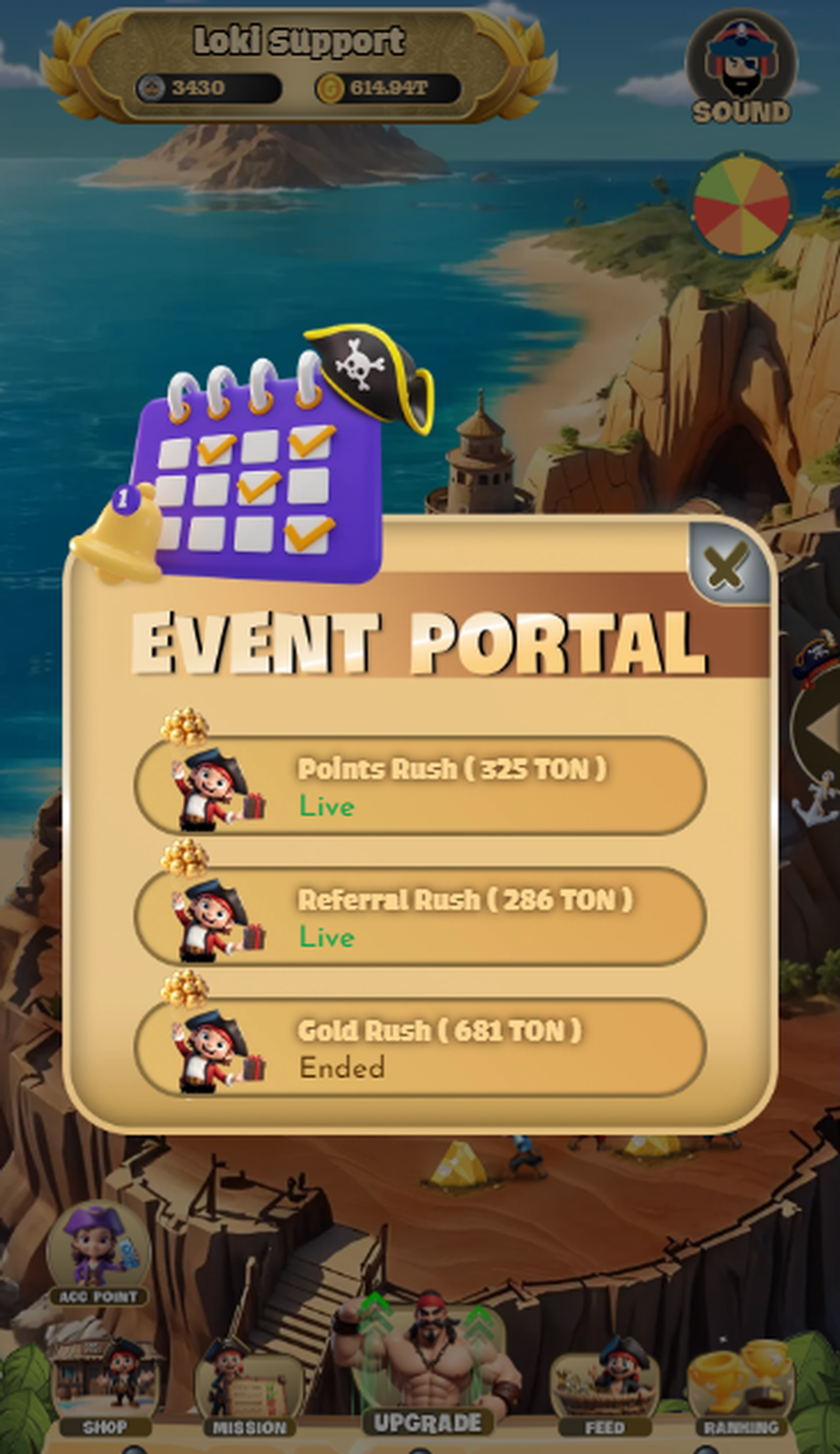 Grand Journey в Телеграм — скриншот 3