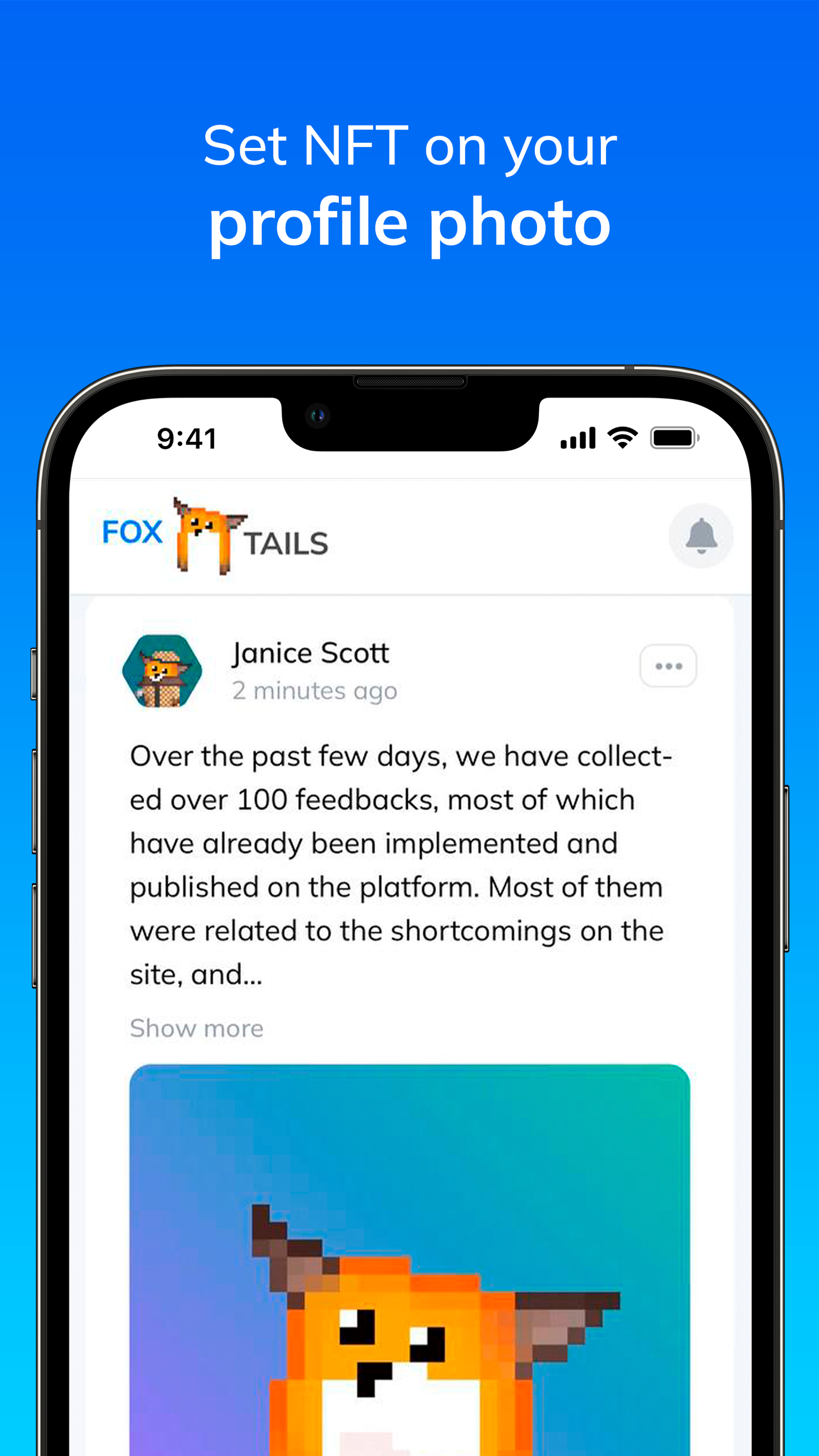 Fox Tails в Телеграм — скриншот 2