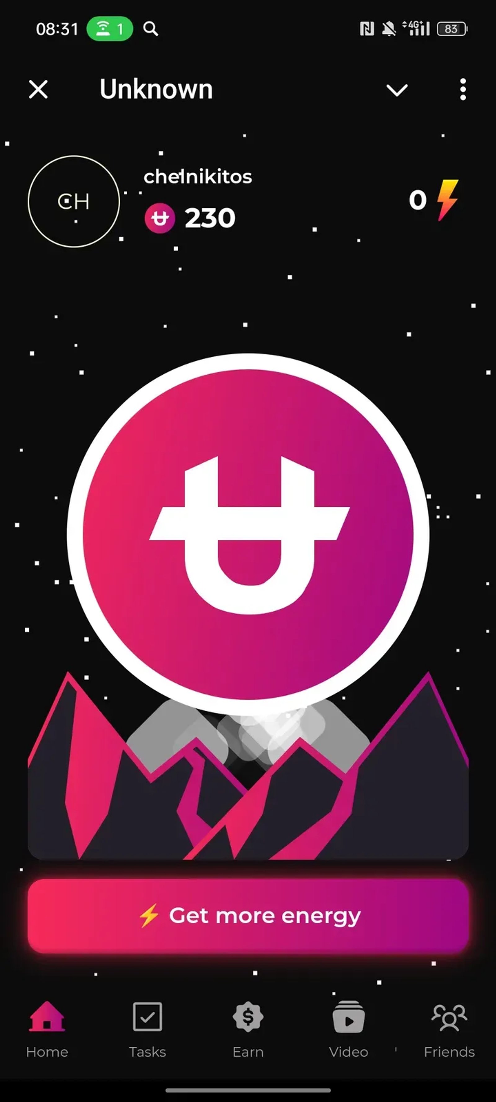 Unknown coin в Телеграм — скриншот 1