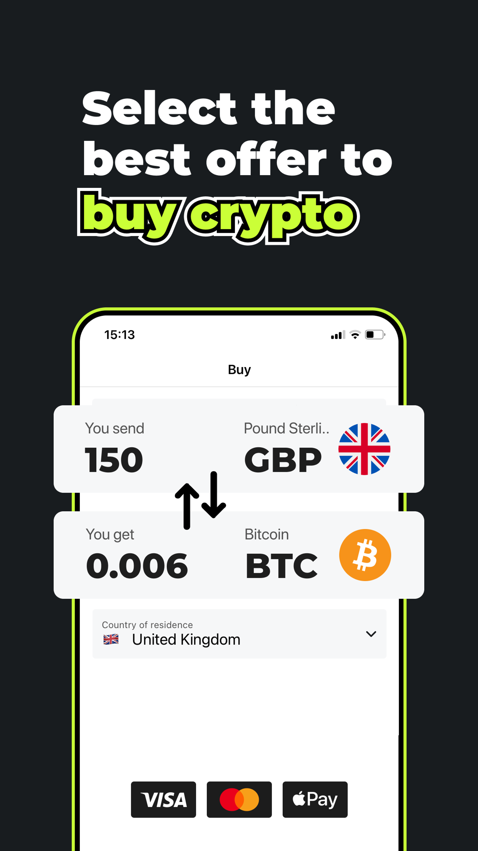 Changelly в Телеграм — скриншот 3