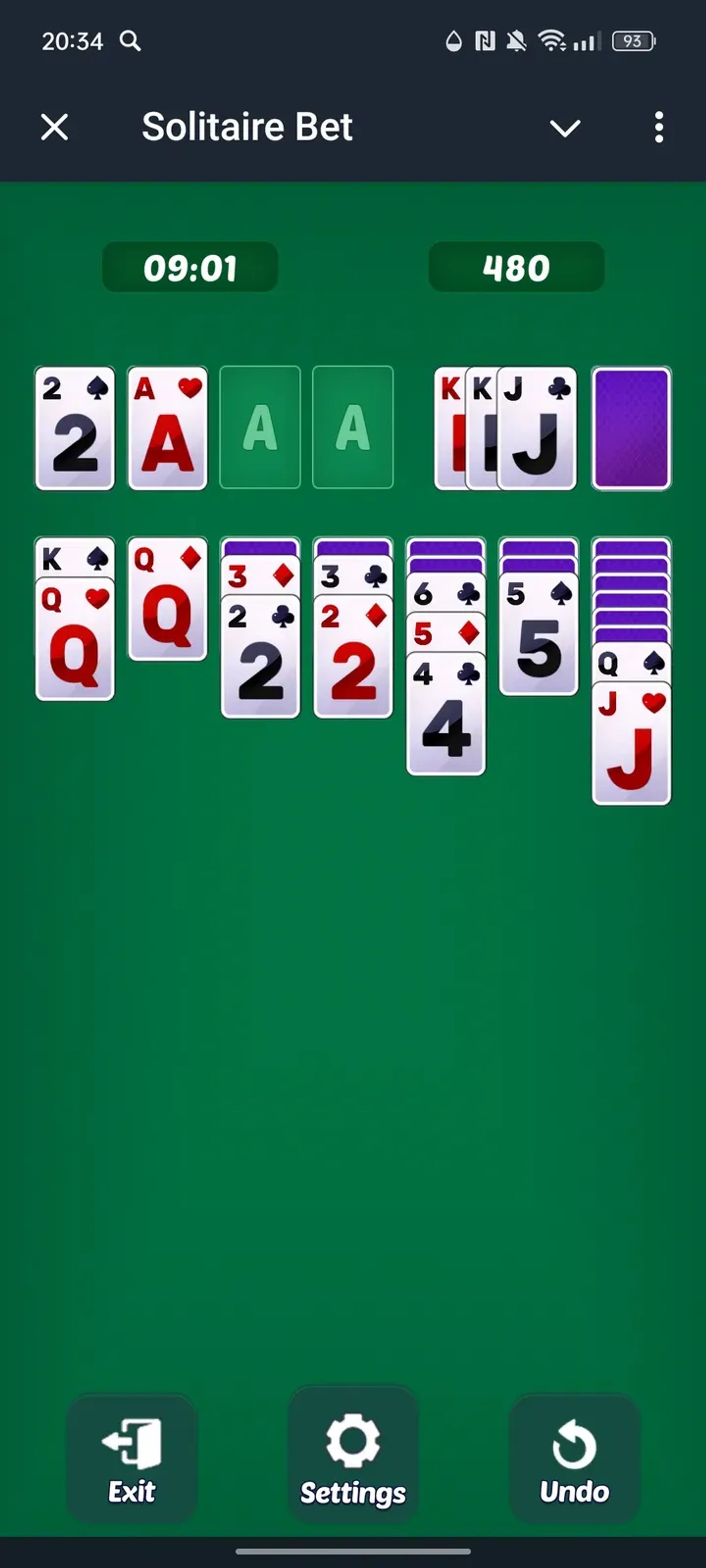 Solitaire Bet Telegram Screenshot 1