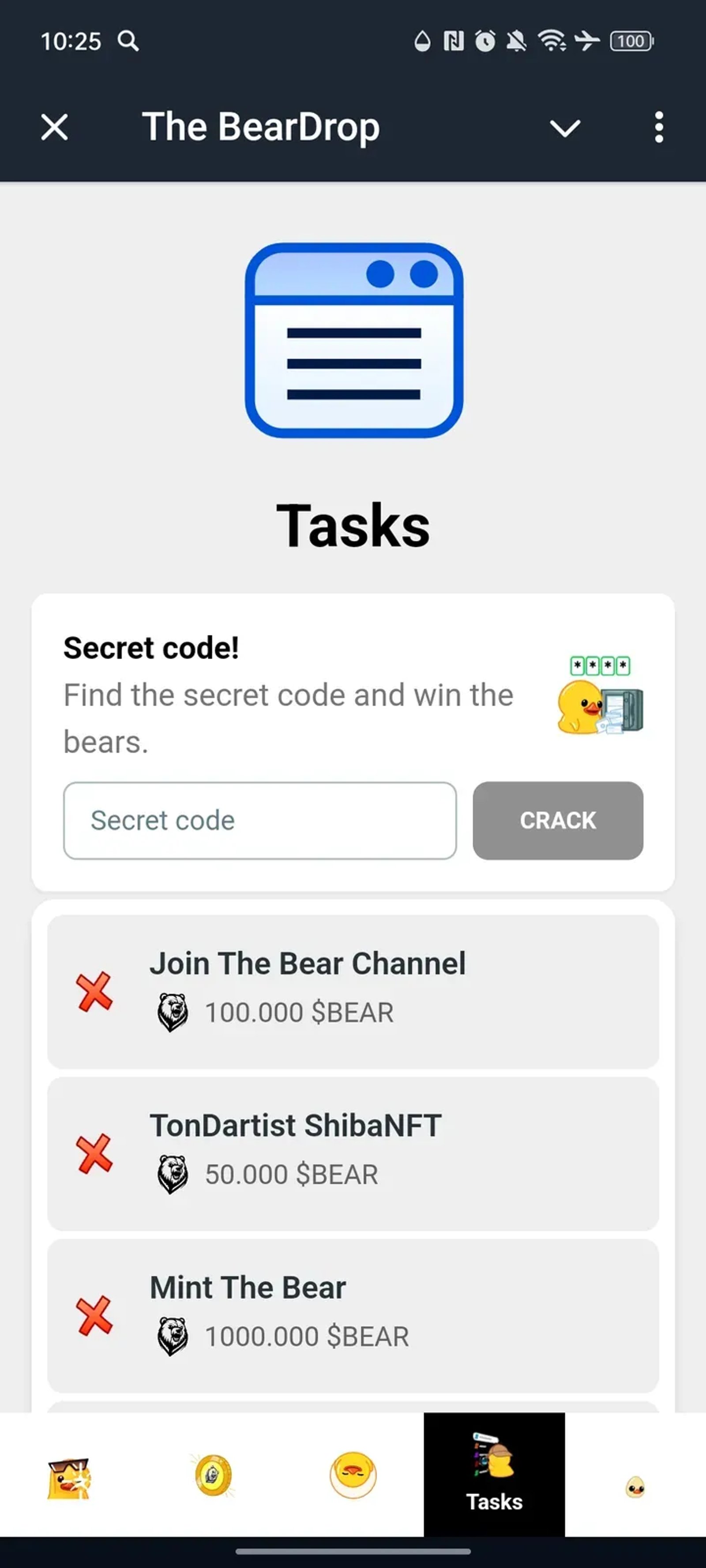 The BearDrop в Телеграм — скриншот 4