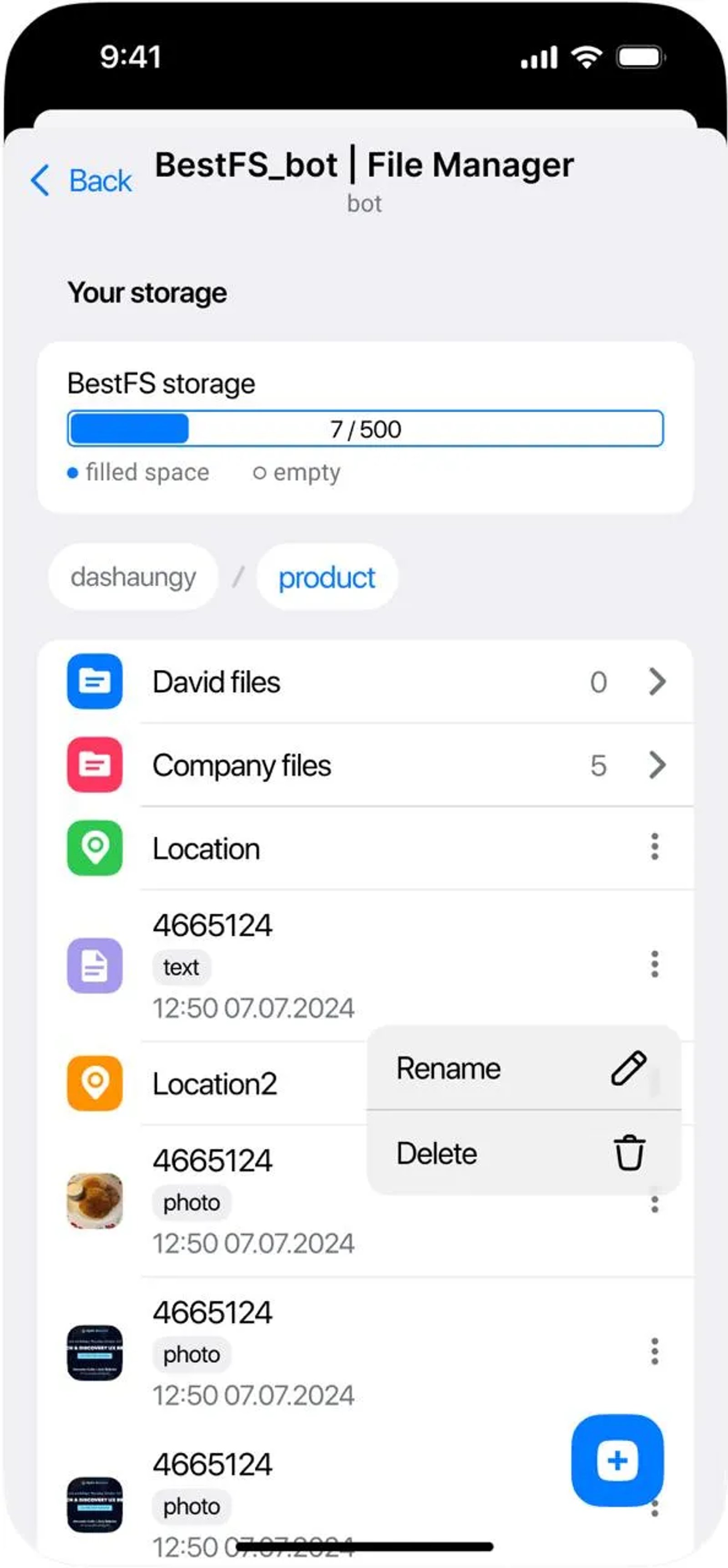MyDocs - Scan & Store docs в Телеграм — скриншот 3
