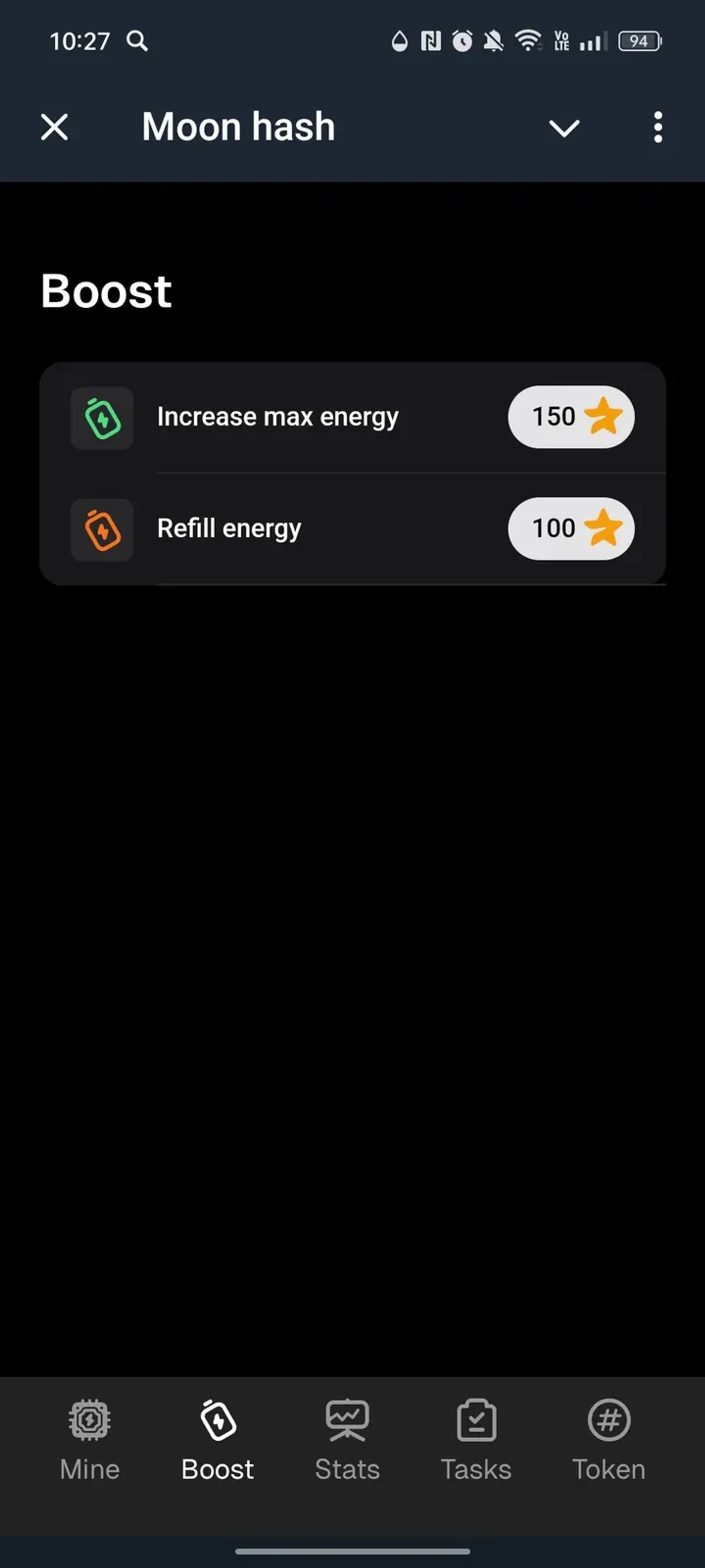 Moon hash в Телеграм — скриншот 2