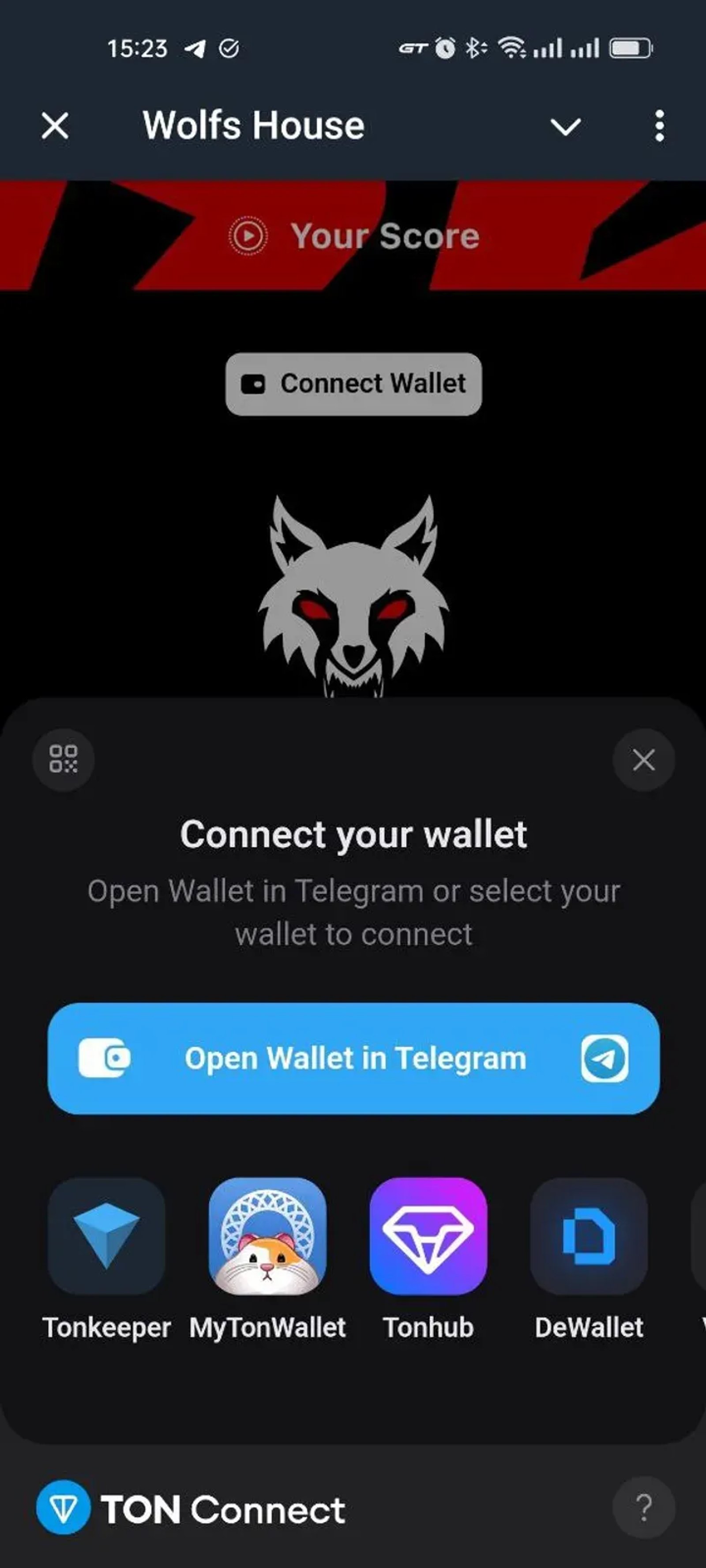 Wolfs House в Телеграм — скриншот 1