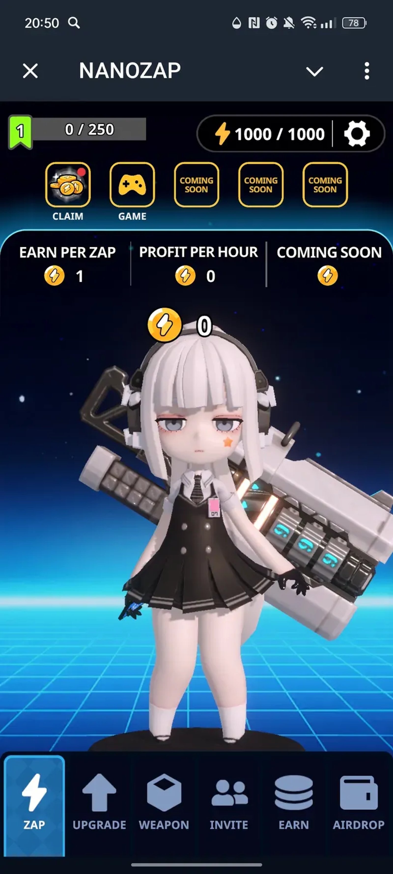 NANOZAP в Телеграм — скриншот 1