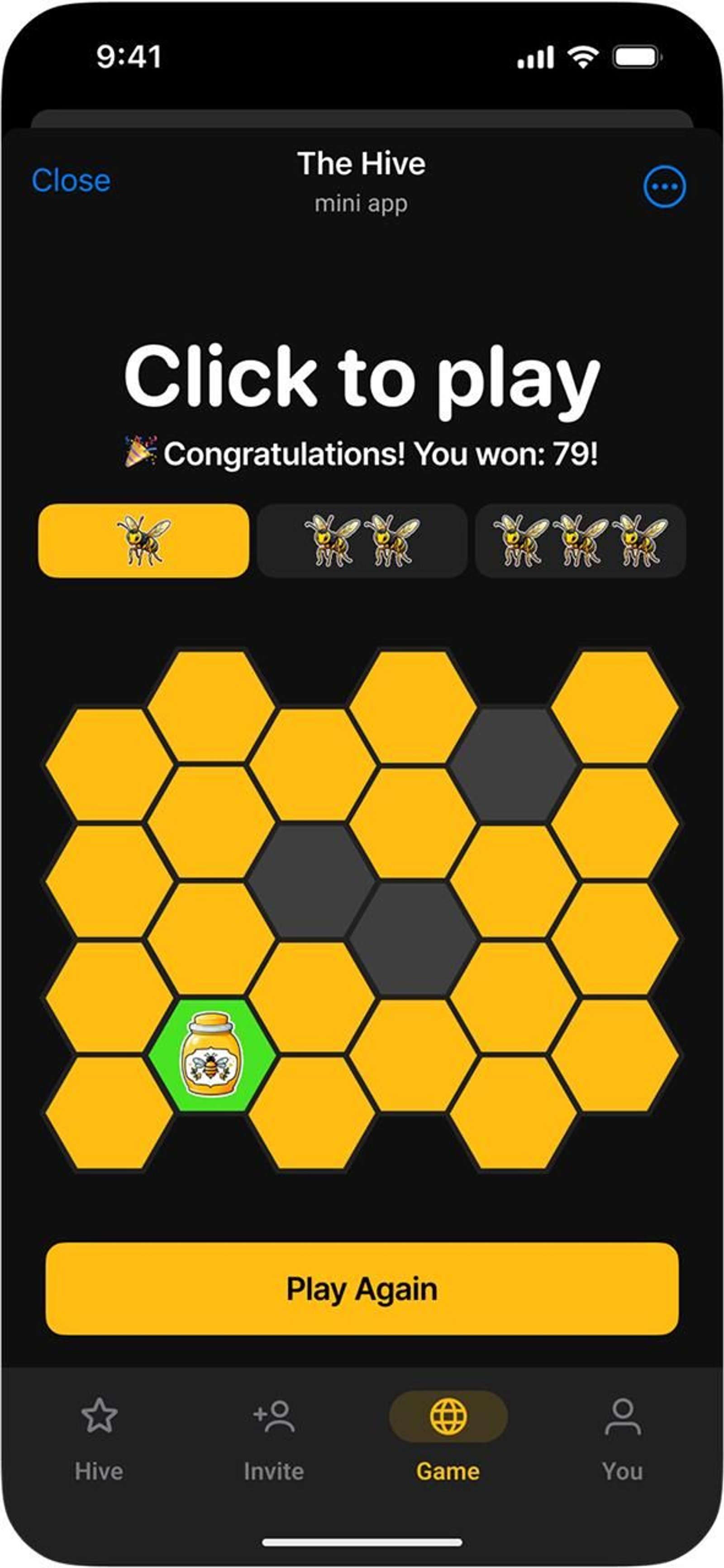 The Hive Telegram Screenshot 1