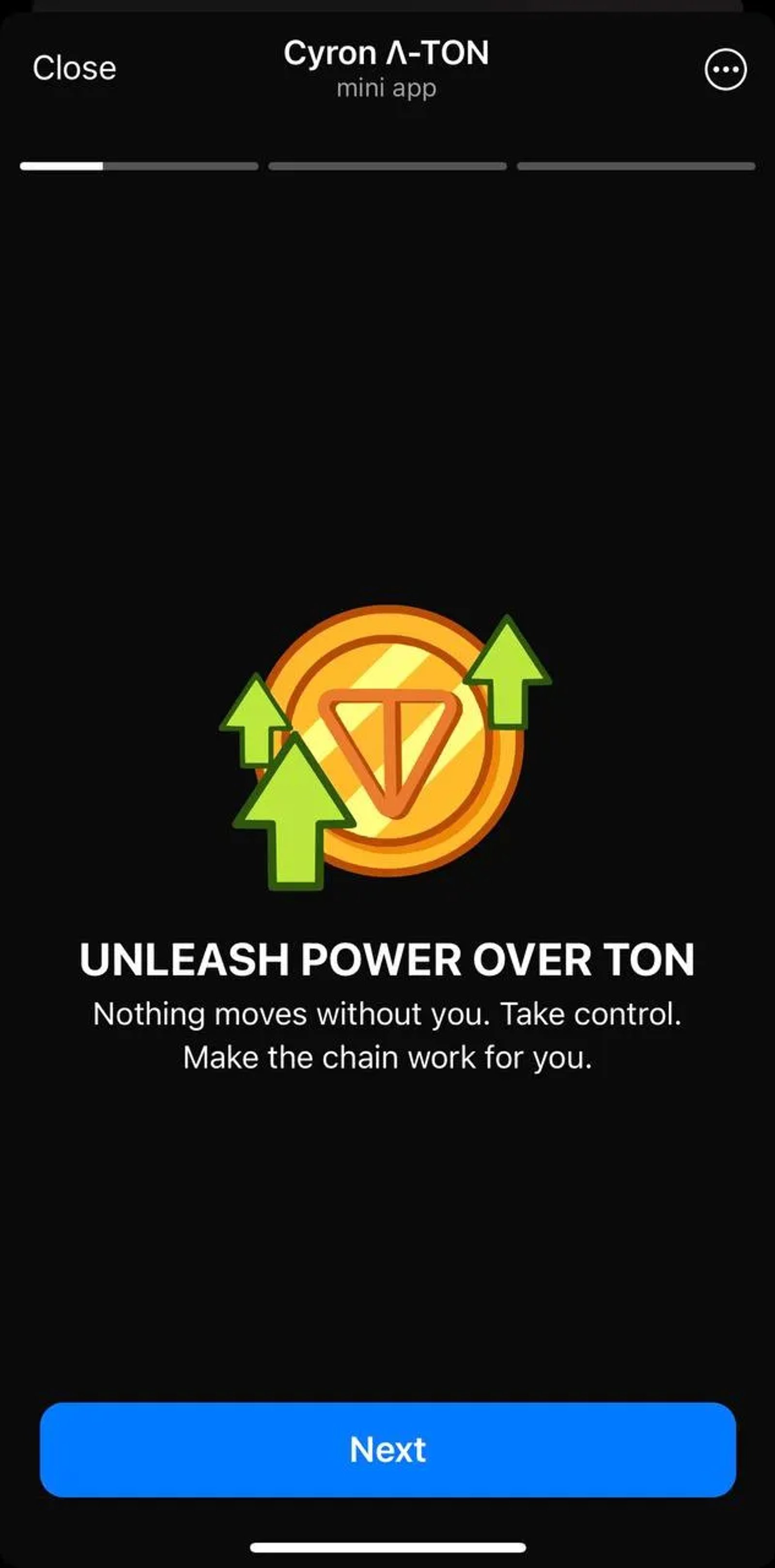 cyronbot в Телеграм — скриншот 1