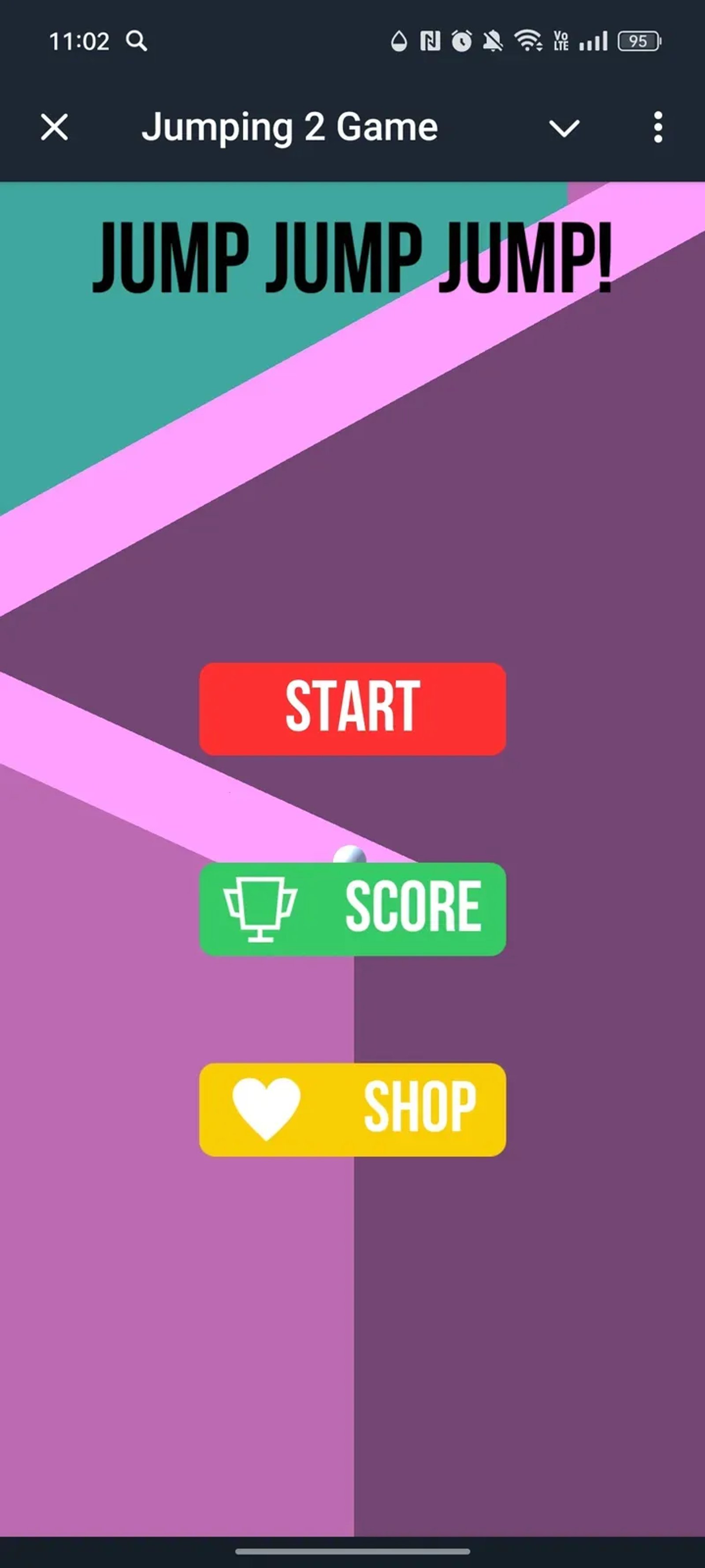 Jumping 2 Game в Телеграм — скриншот 1