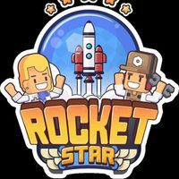 Rocket Star Logo Telegram