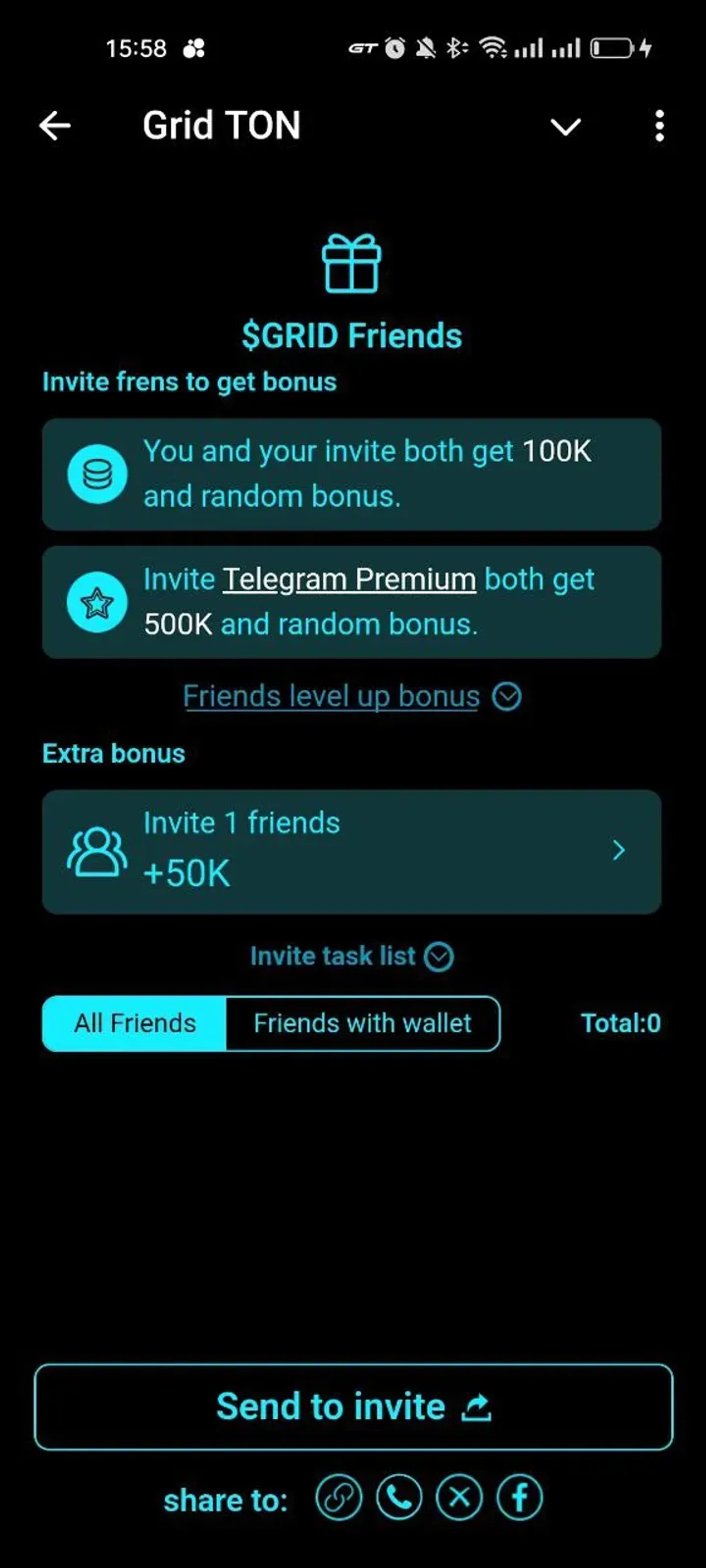 Grid TON в Телеграм — скриншот 5