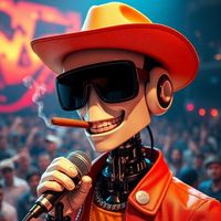 ИИ генератор песен Logo Telegram