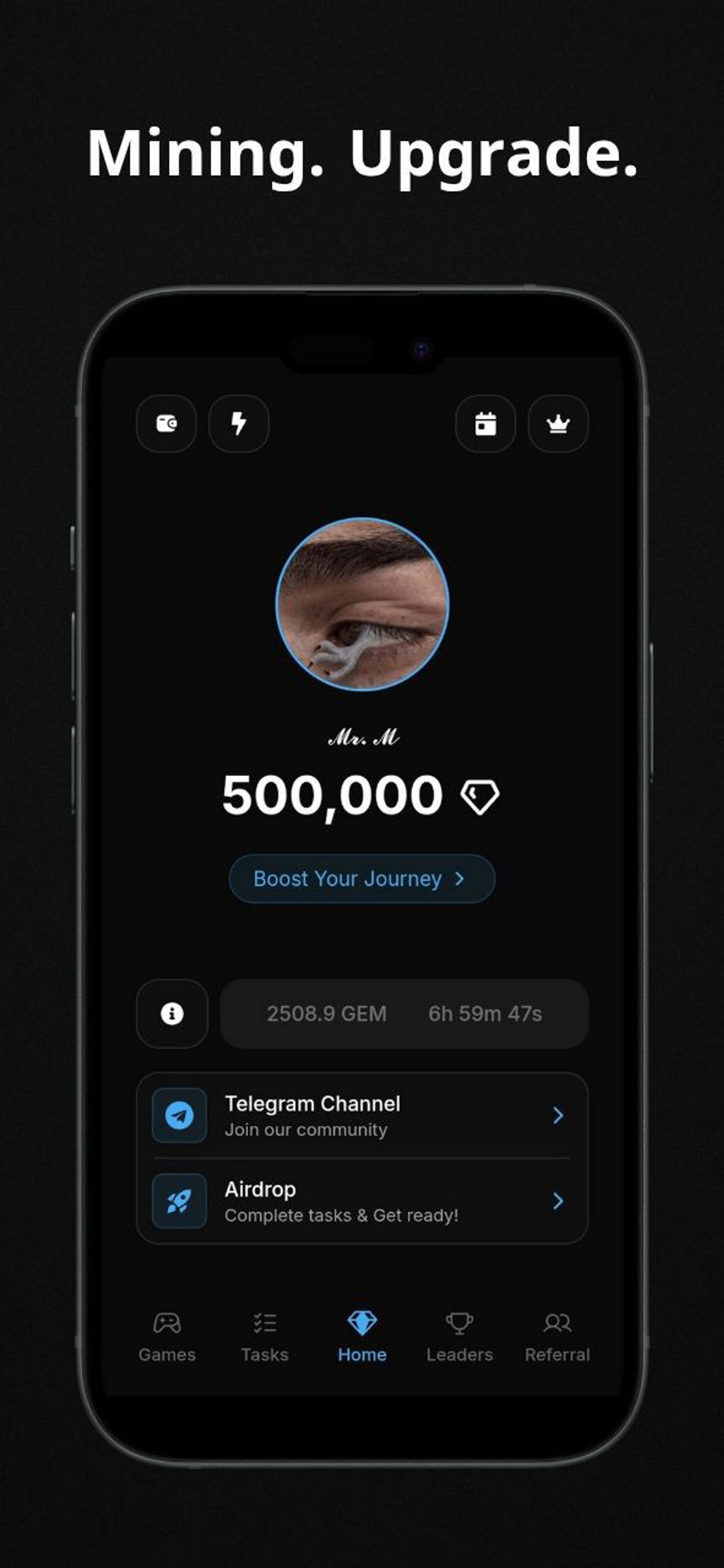 Gem Farming в Телеграм — скриншот 1