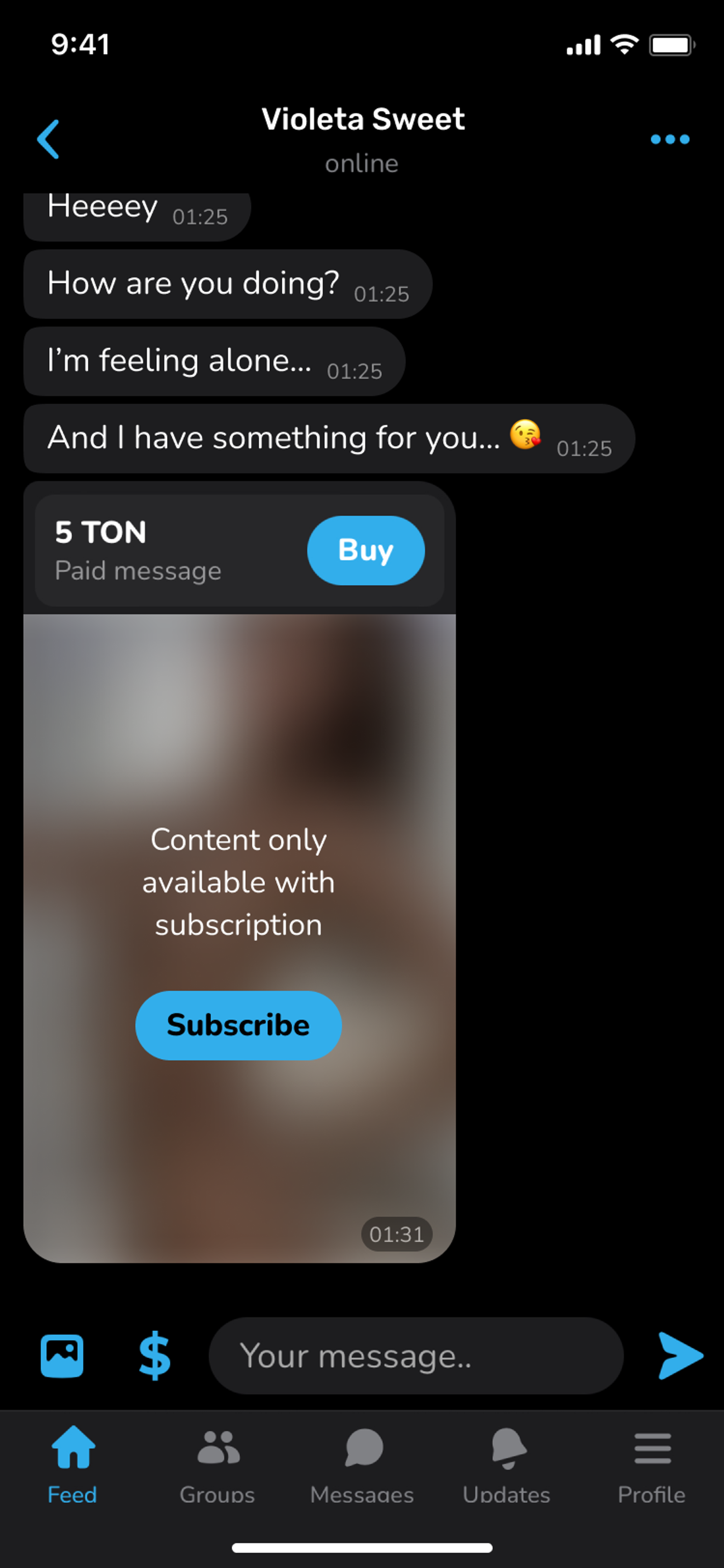 ton.place в Телеграм — скриншот 3