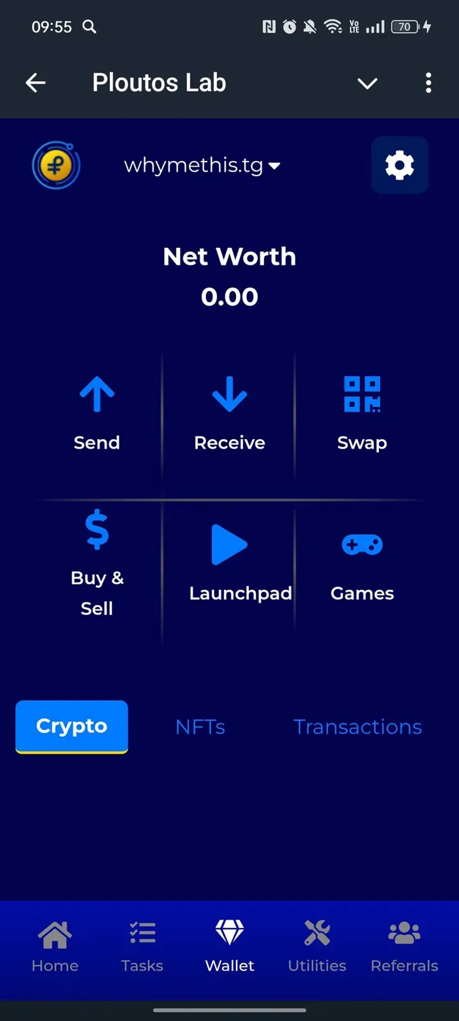 Ploutos Lab в Телеграм — скриншот 3