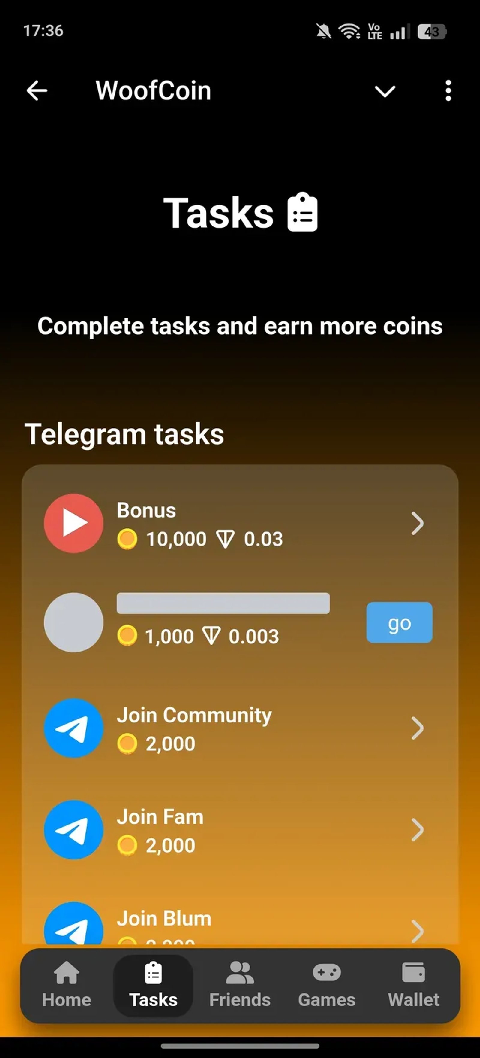 WoofCoin Telegram Screenshot 2