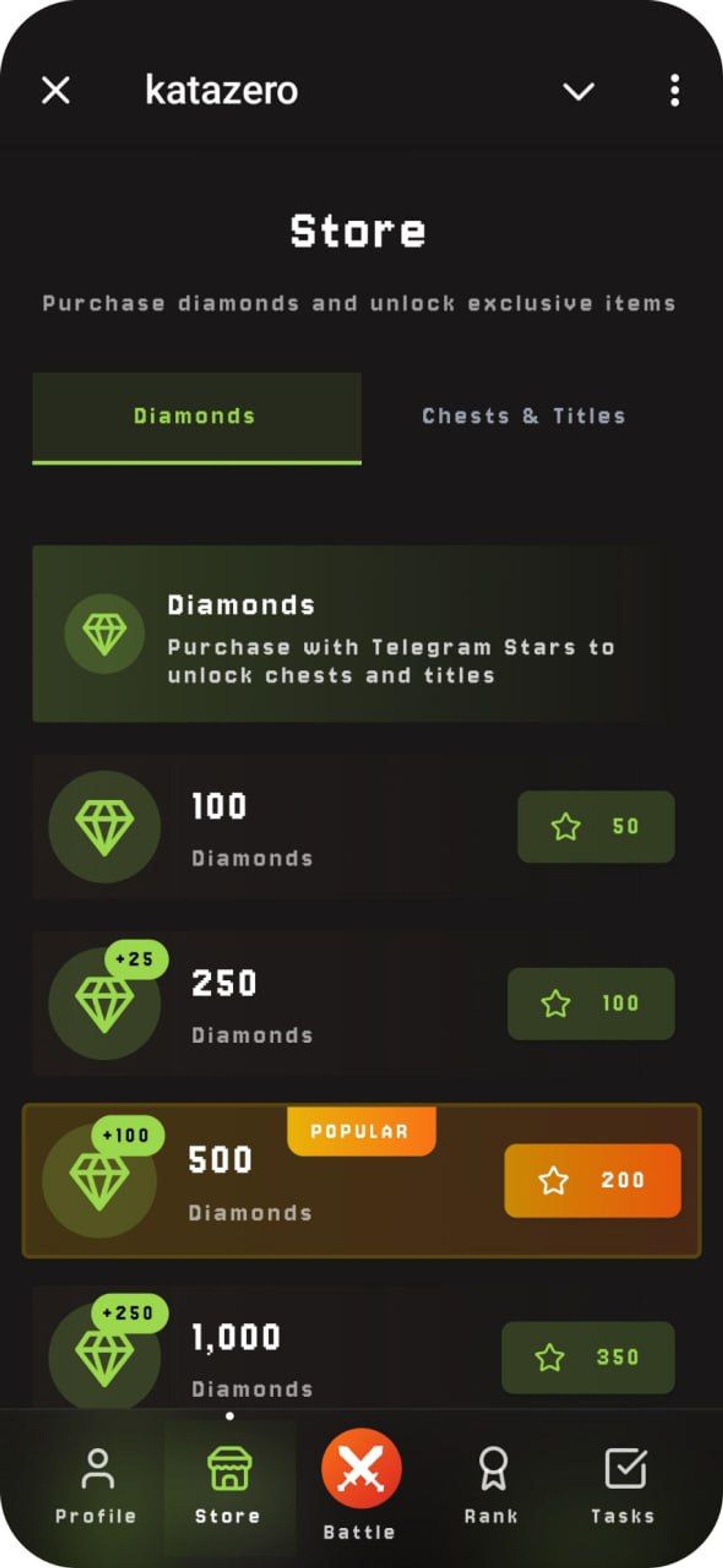 katazero Telegram Screenshot 5