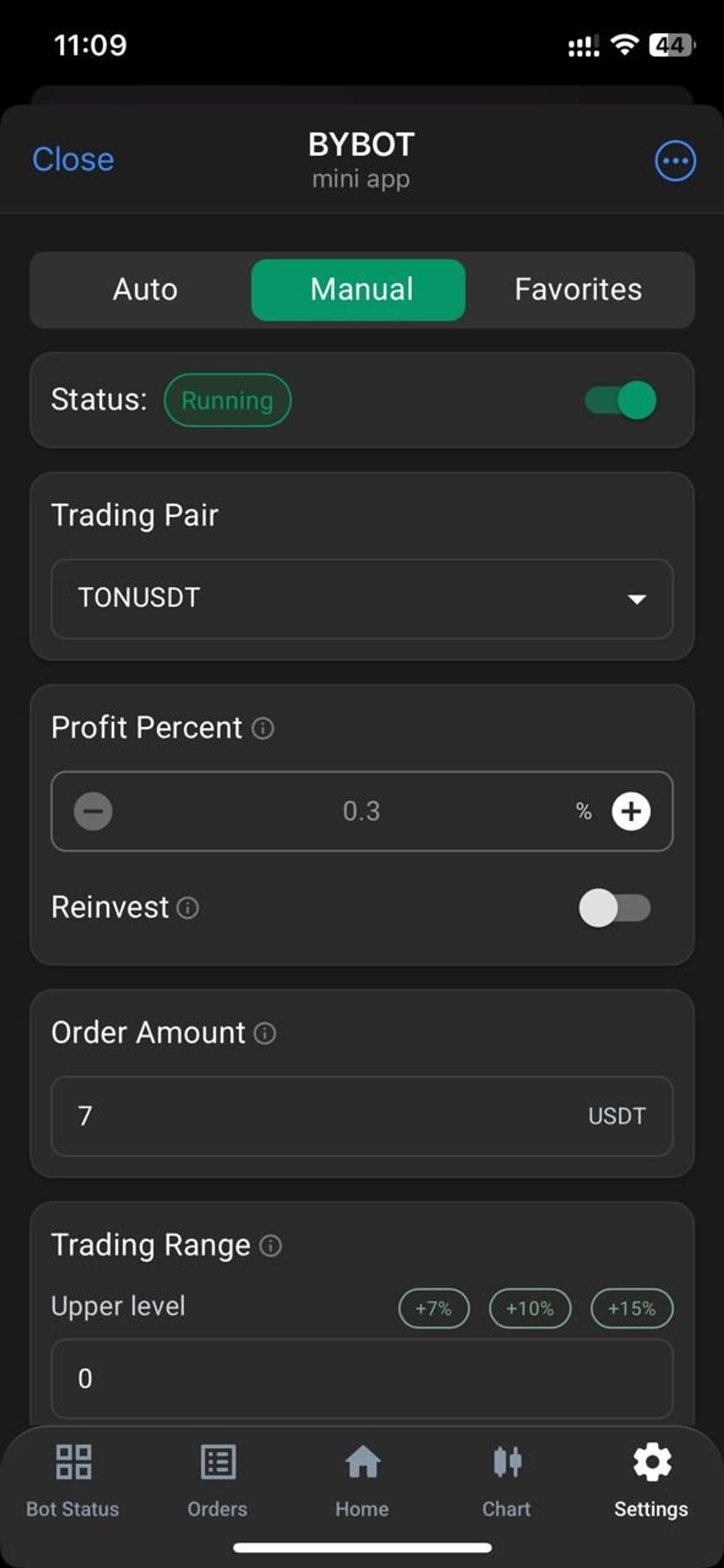 BYBOT в Телеграм — скриншот 4