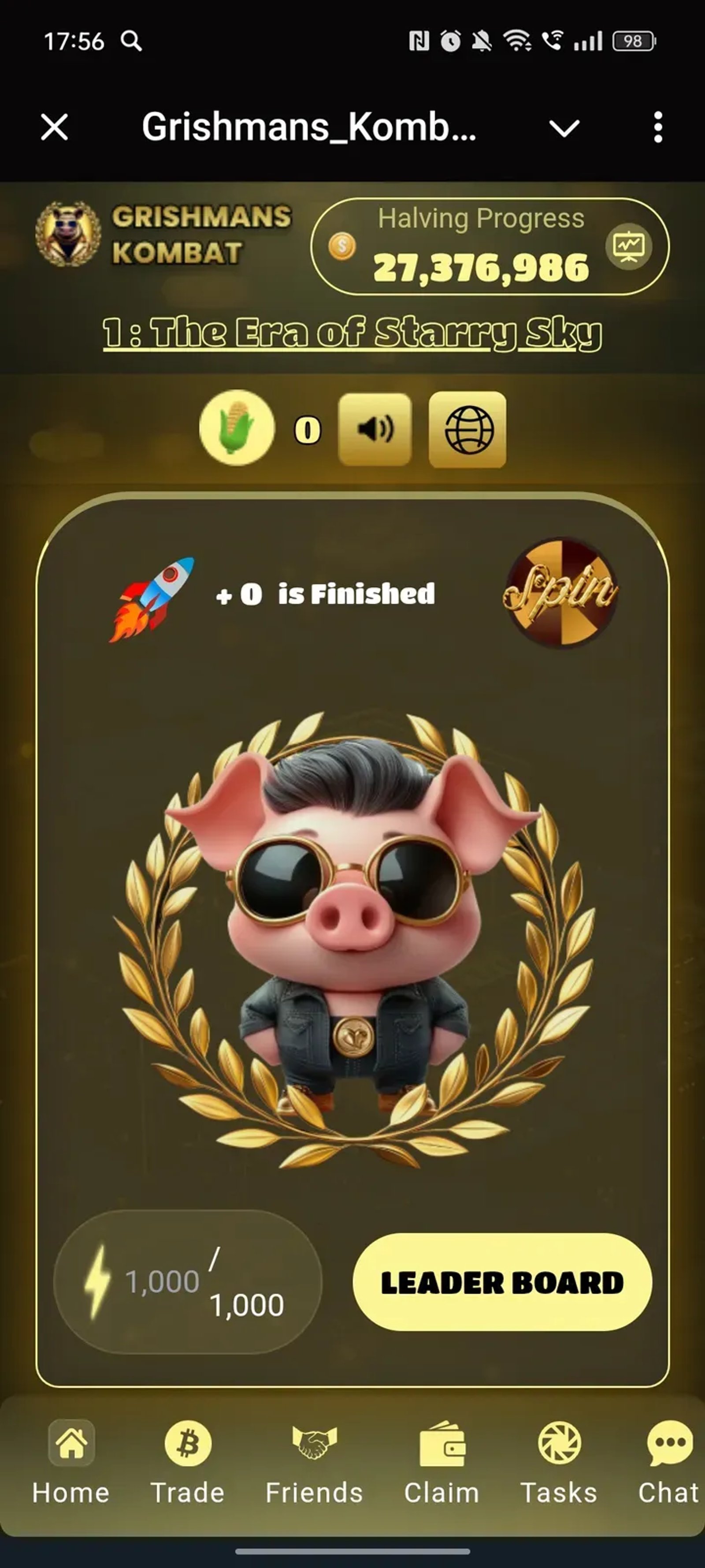 Grishmans_Kombat_bot Telegram Screenshot 1