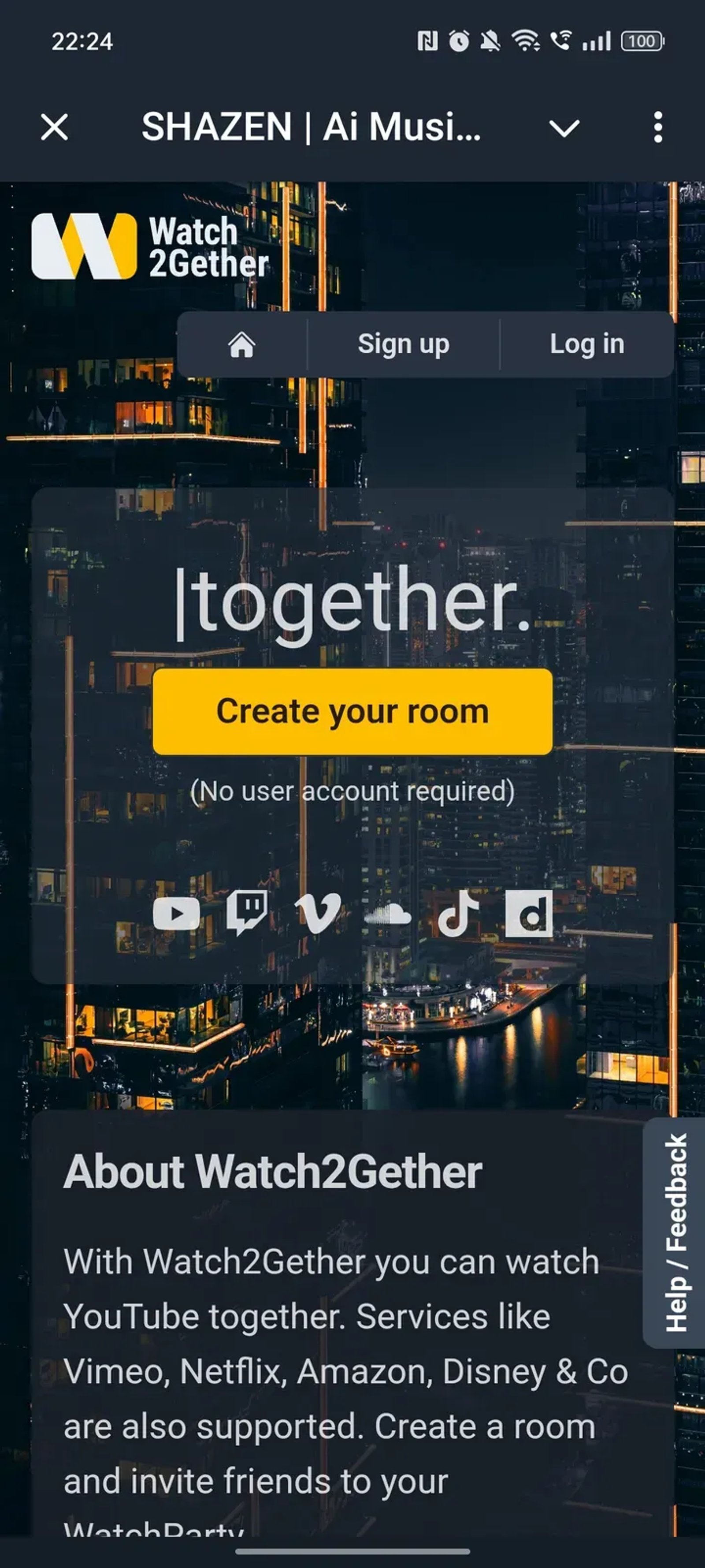 SHAZEN | Ai Music Finder в Телеграм — скриншот 1