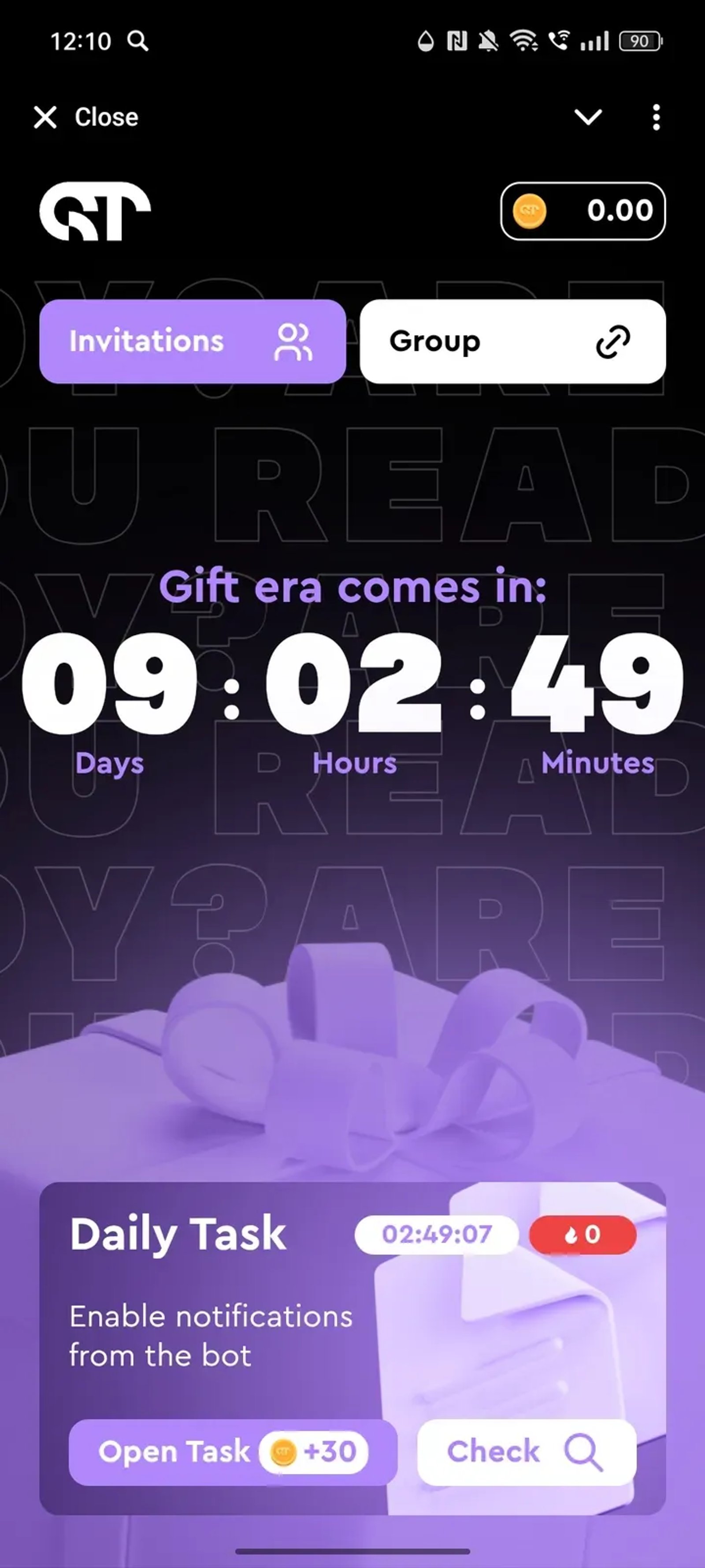 GifTopia в Телеграм — скриншот 1