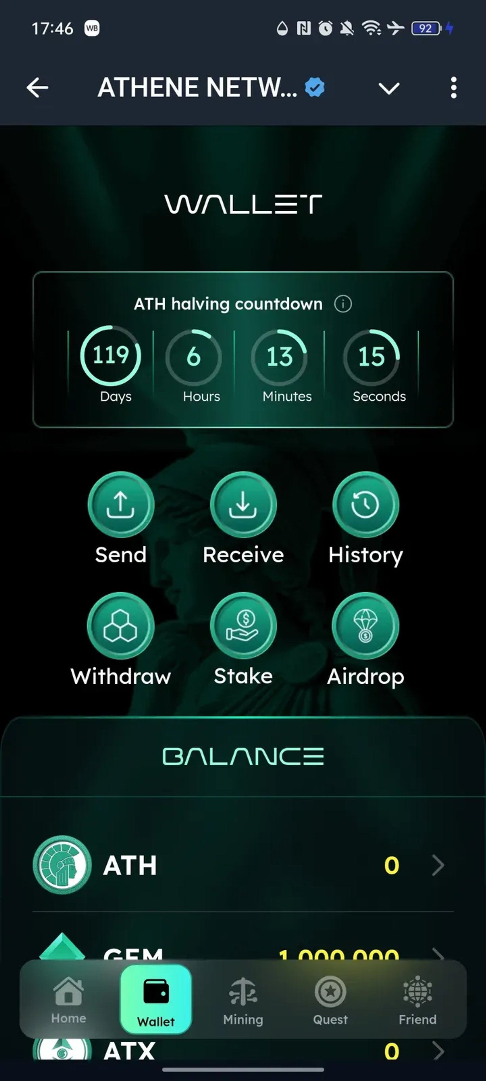 ATHENE NETWORK в Телеграм — скриншот 2