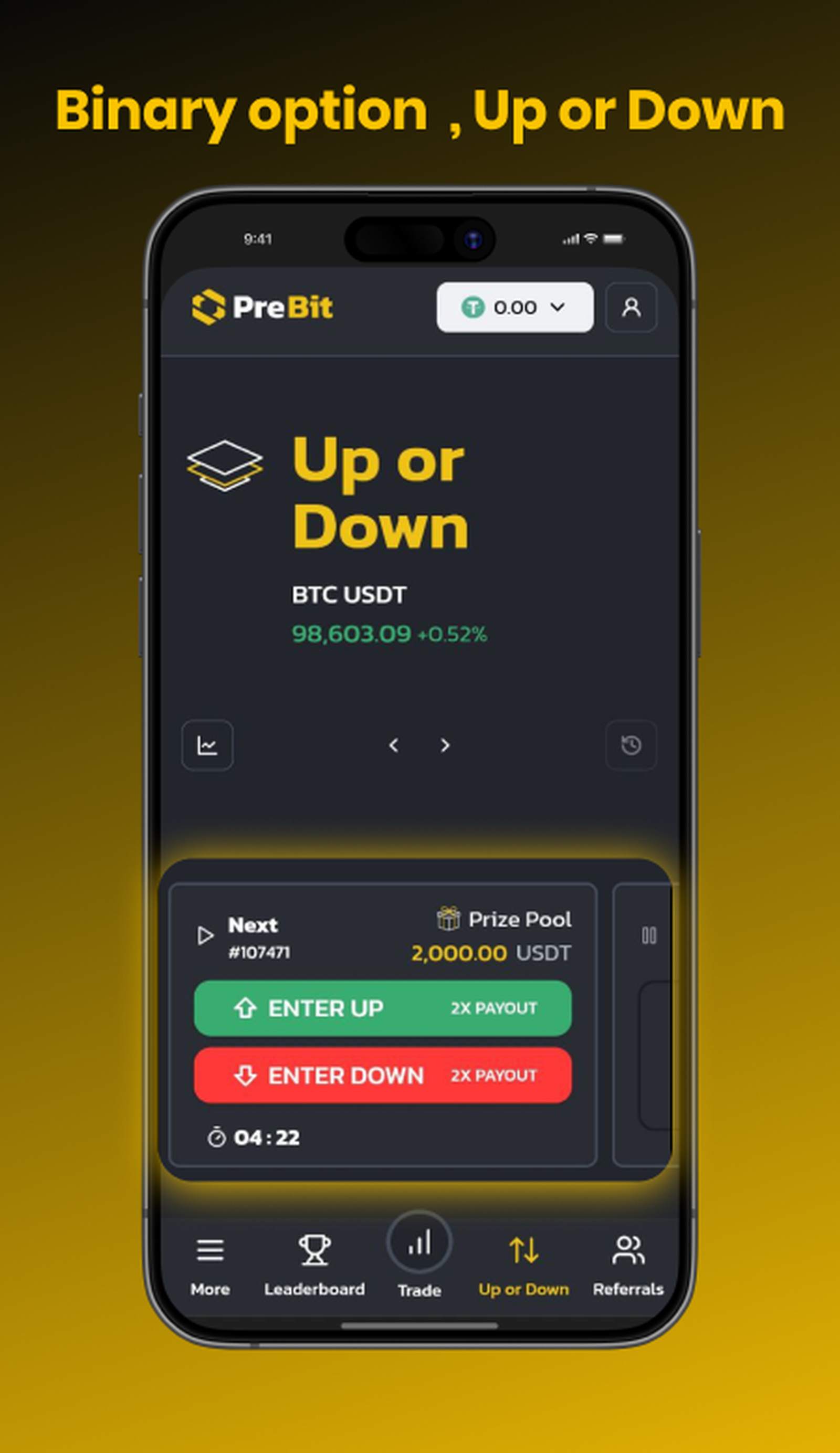 Prebit.io в Телеграм — скриншот 3