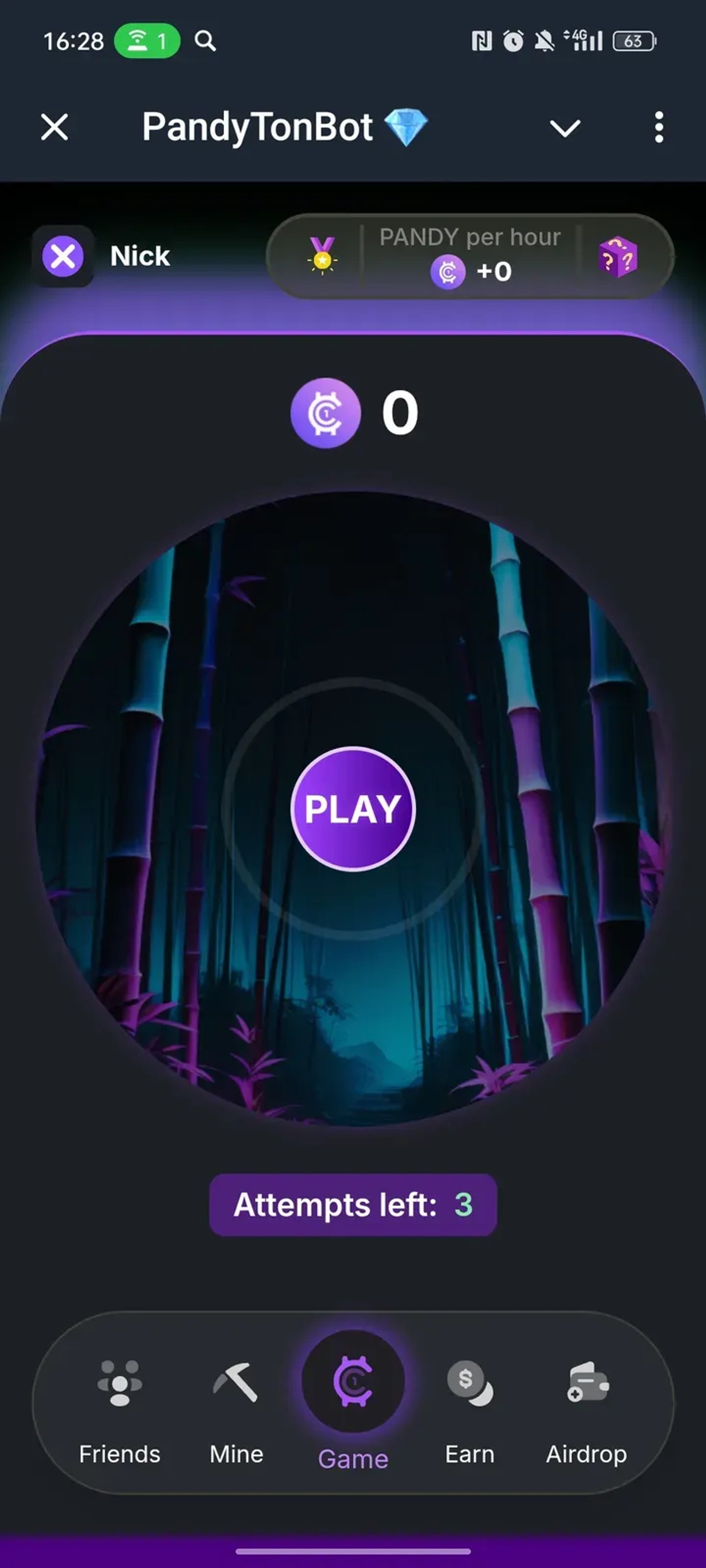 PandyTonBot 💎 в Телеграм — скриншот 1