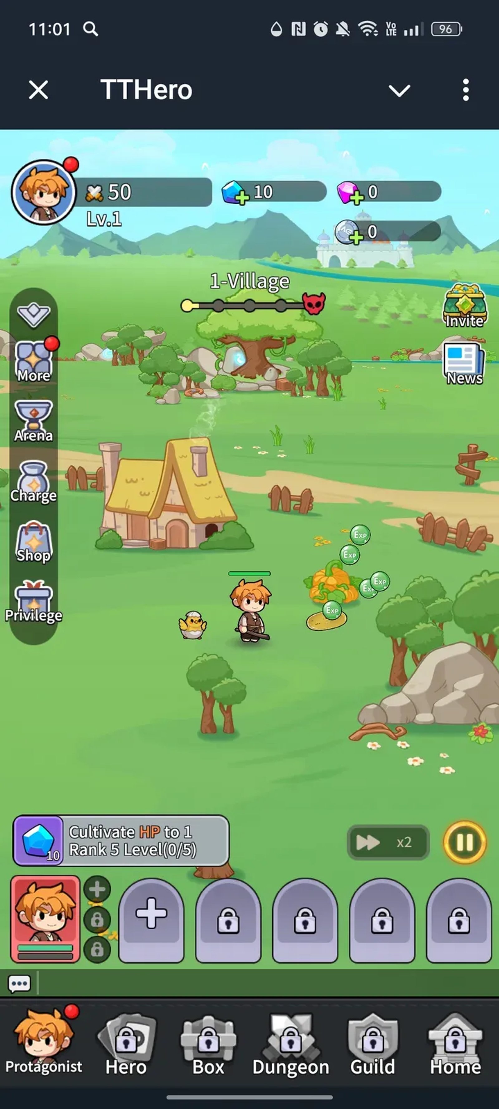 TTHero в Телеграм — скриншот 1