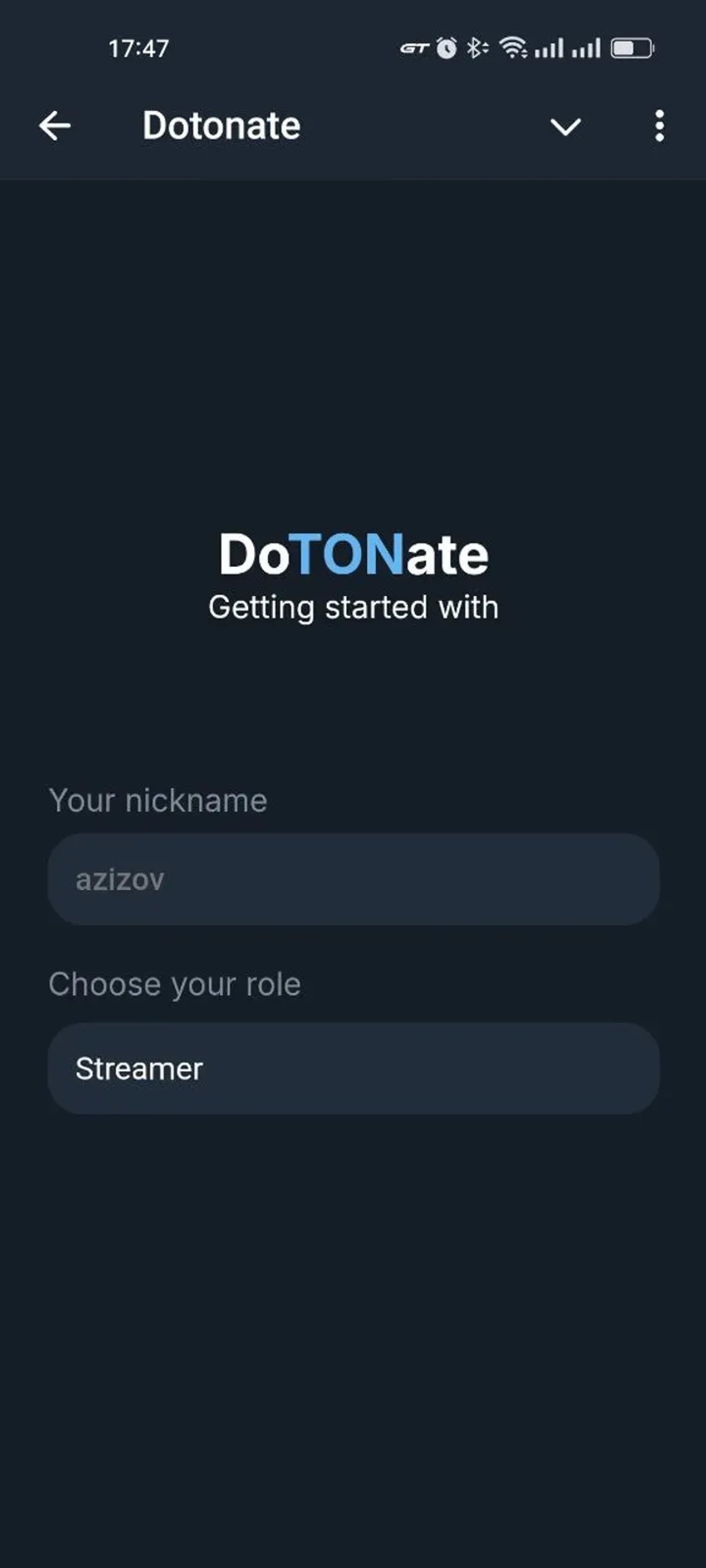 Dotonate в Телеграм — скриншот 4