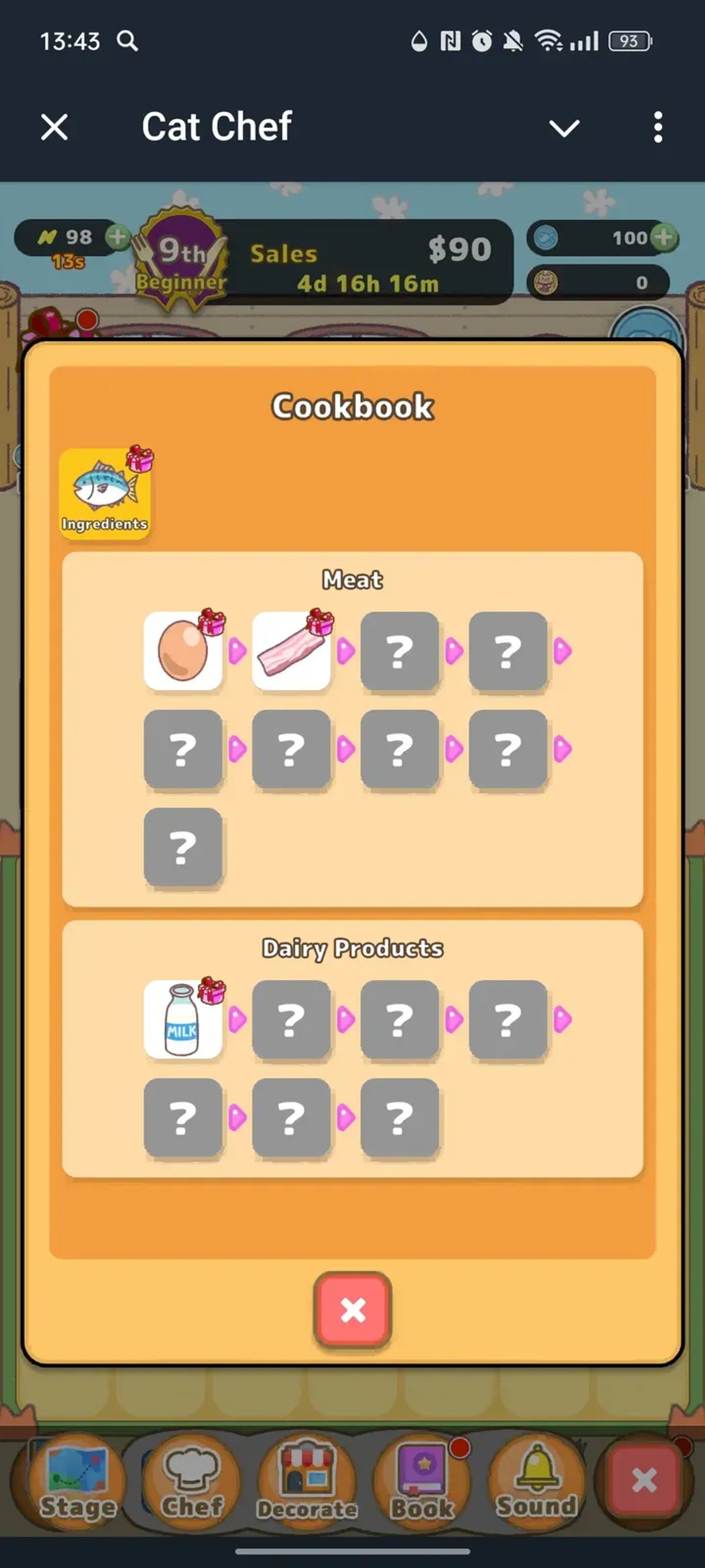 Cat Chef в Телеграм — скриншот 3
