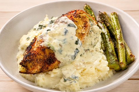 Creamy Spinach Stuffed Chicken