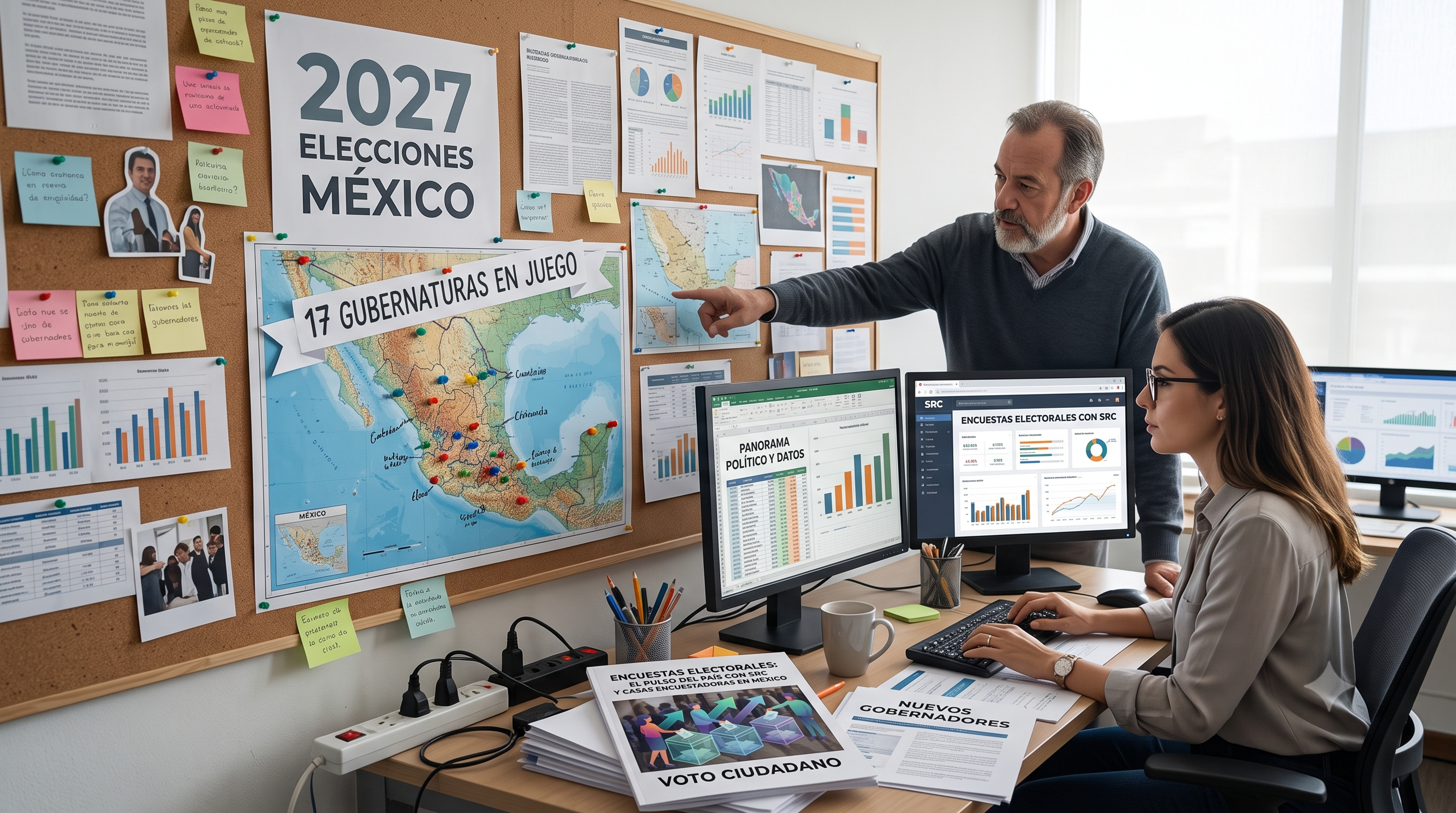 Todo lo que Debes Saber Sobre las Elecciones de 2027 en México: Panorama, las 17 Gubernaturas y Encuestas
