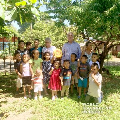 Duane with children