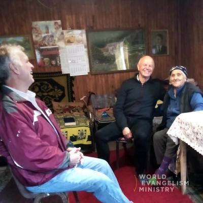 Duane with older couple