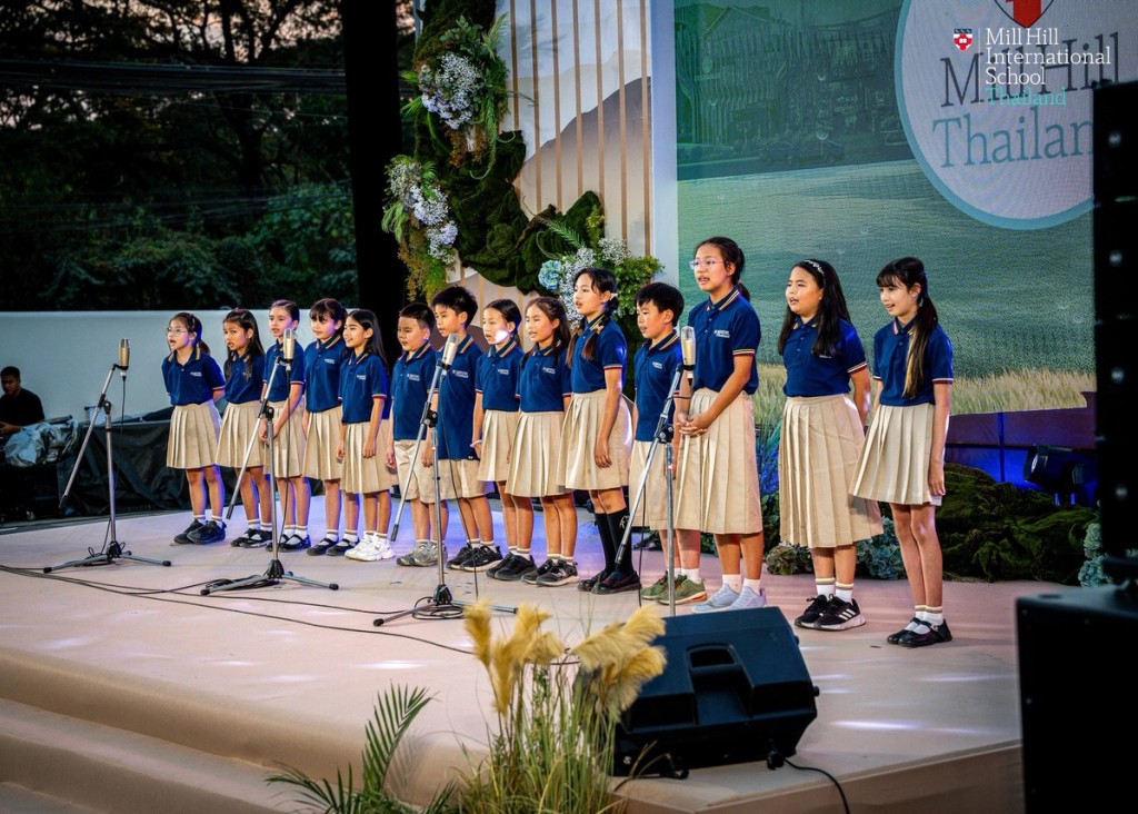 School Choir Performs at Backyard Mall Opening | Mill Hill Chiang Mai
