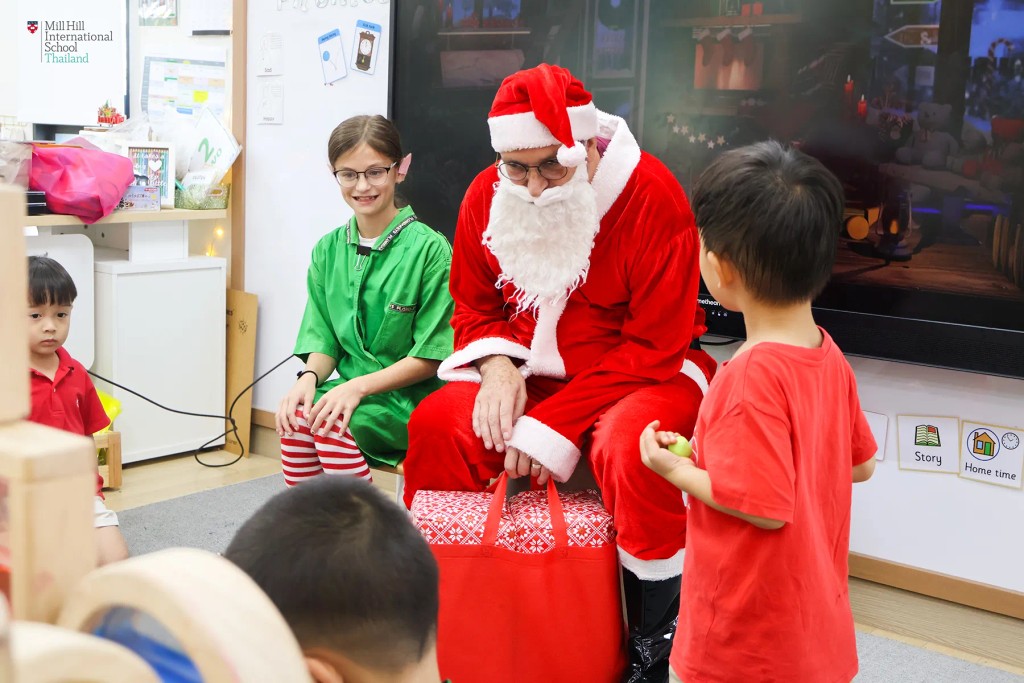 Santa Claus at Mill Hill International School Thailand