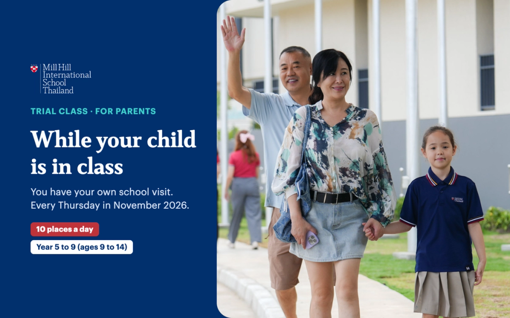 Your child joins a real class. You get your own school visit. One Thursday, two perspectives