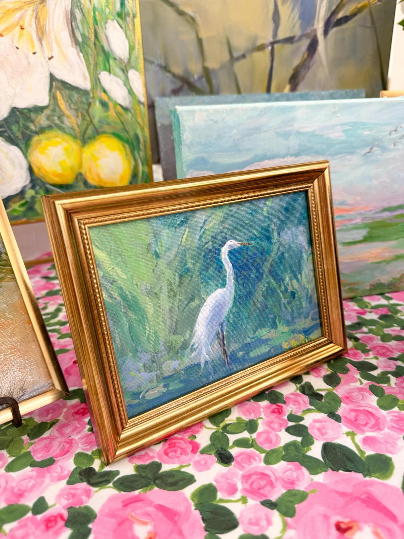 Egret in the Reeds