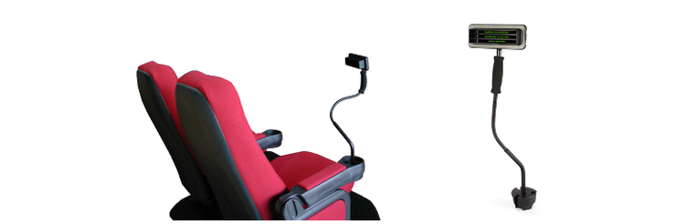 Closed Captioning Assistive Device for Theaters