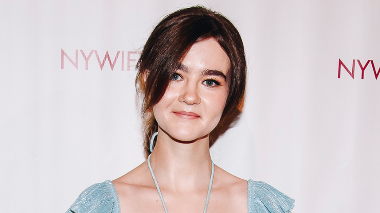 Millicent Simmonds at a film event, deaf actress known for her roles in A Quiet Place and Wonderstruck