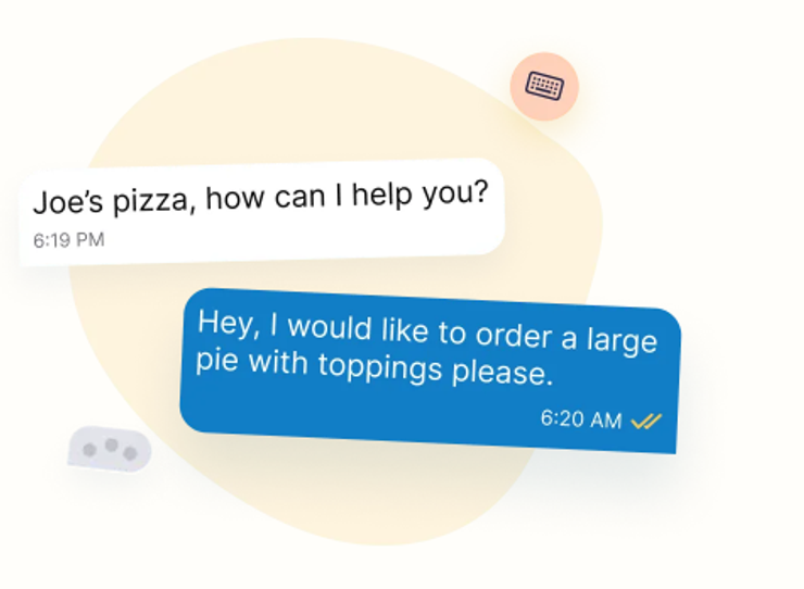 Screenshot of a captioned call with the Rylo app.