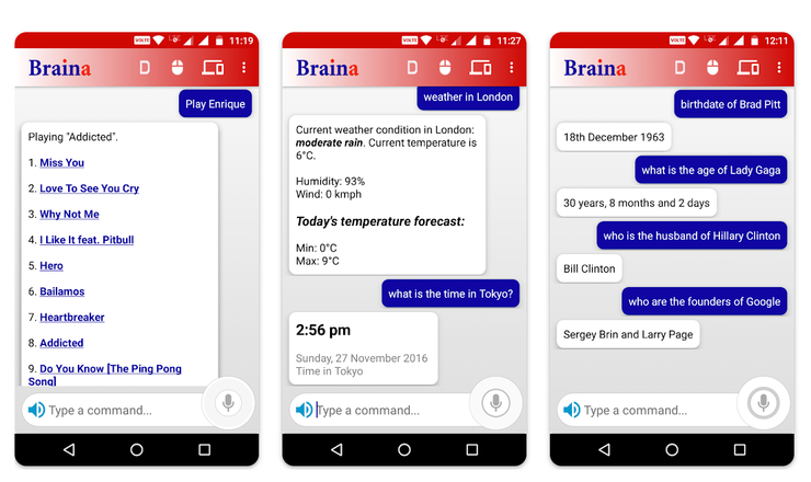 Speech-to-text Android app with AI assistant answering questions and voice commands in 2026
