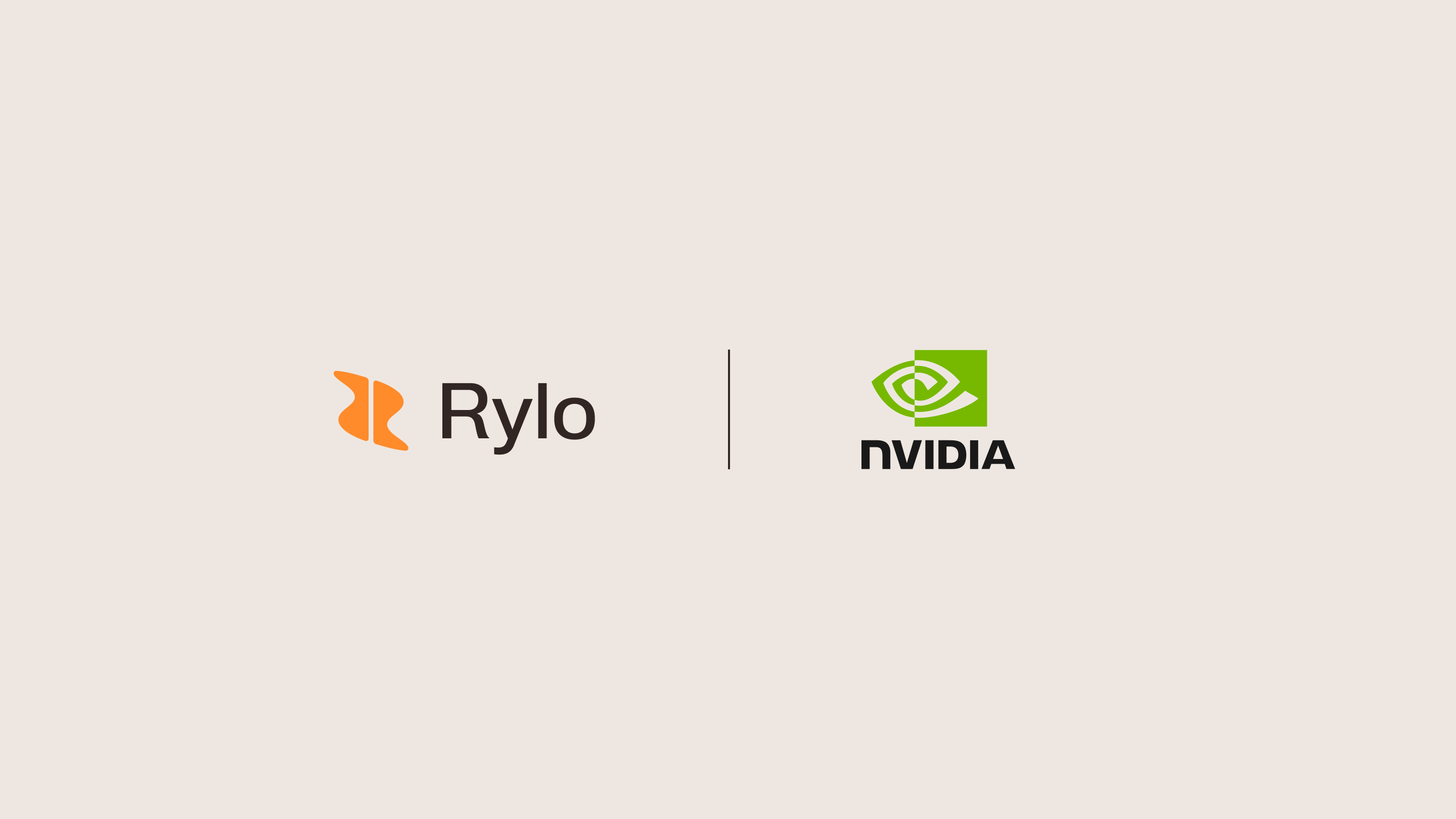 Rylo and NVIDIA logos side by side